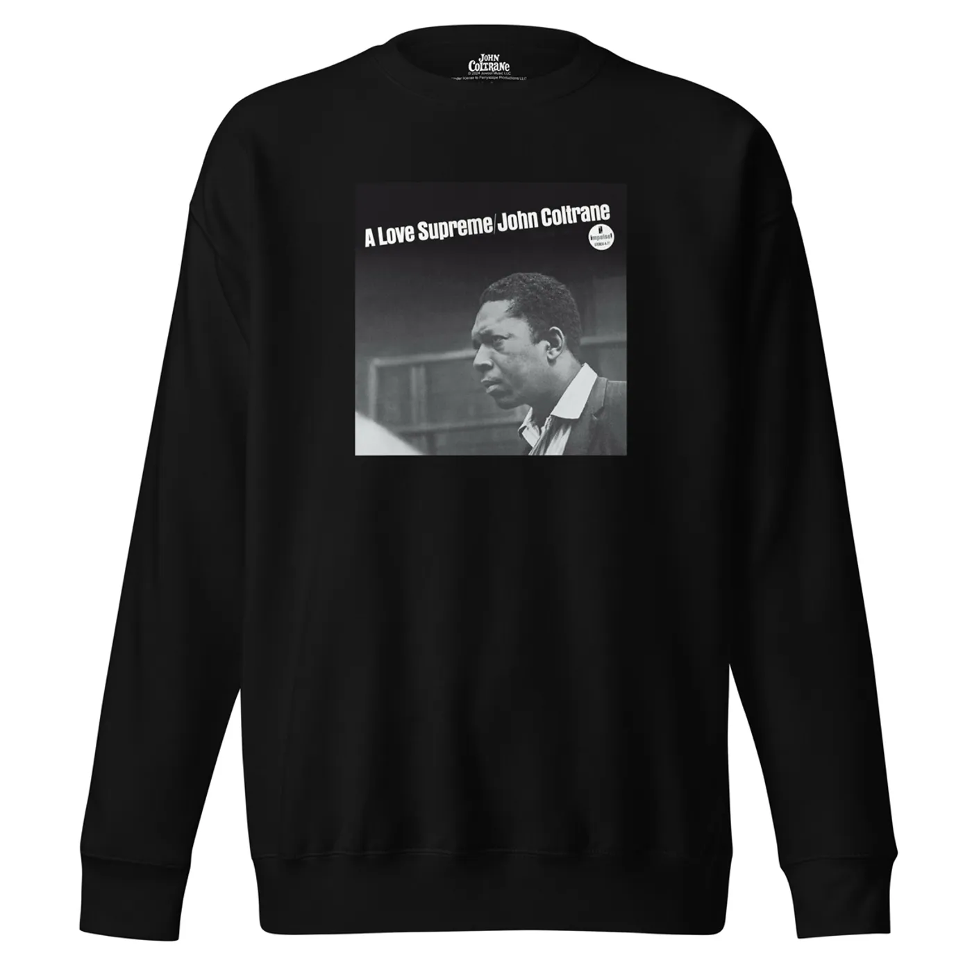 John Coltrane A Love Supreme Portrait Crew Neck Sweatshirt