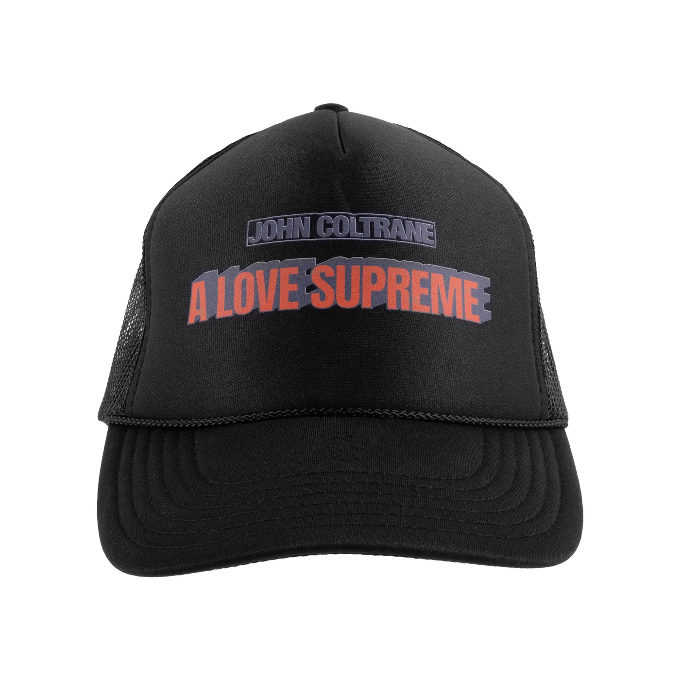 John Coltrane A Love Supreme Trucker Hat - Black