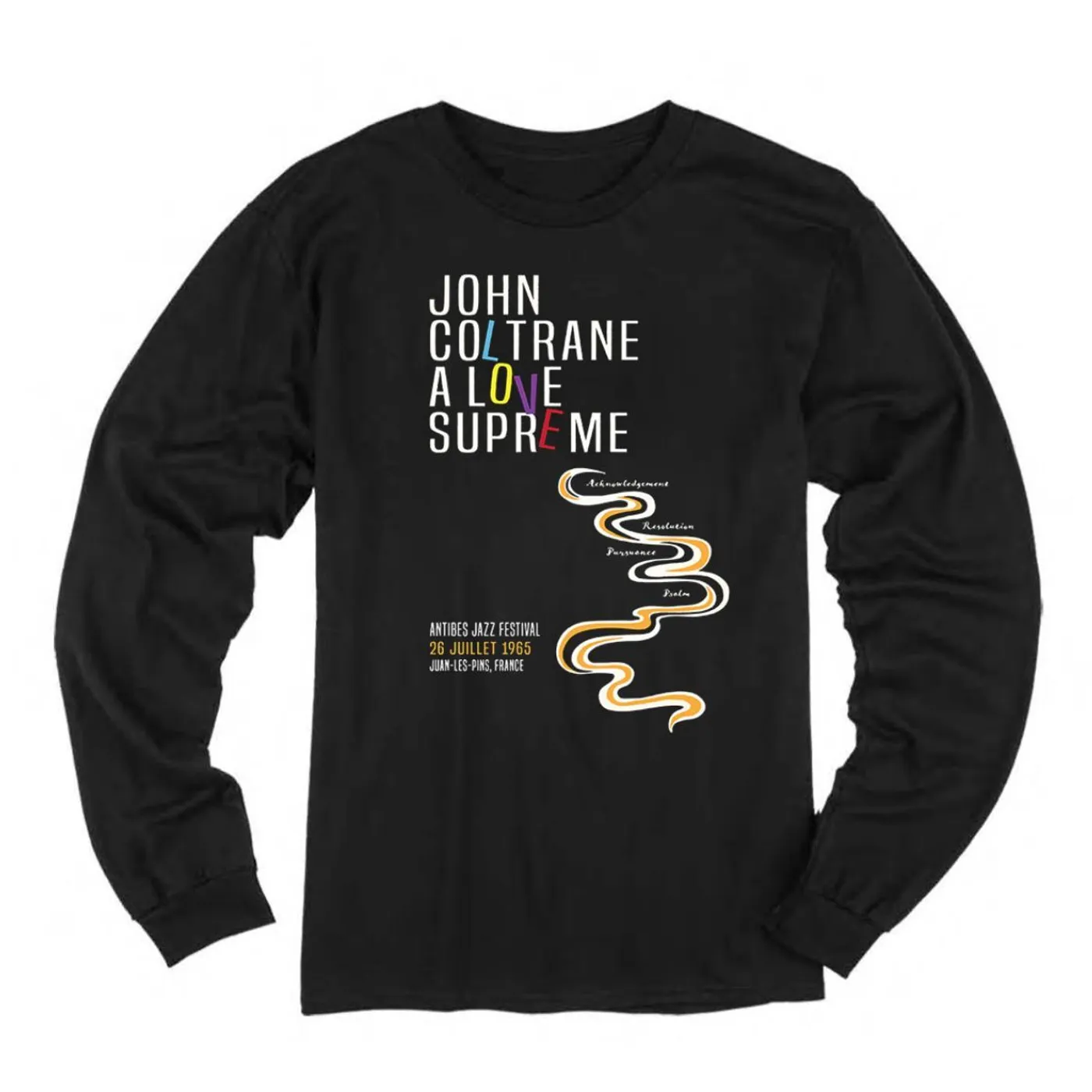 John Coltrane A Love Supreme at Antibes Jazz Festival Long Sleeve T-shirt