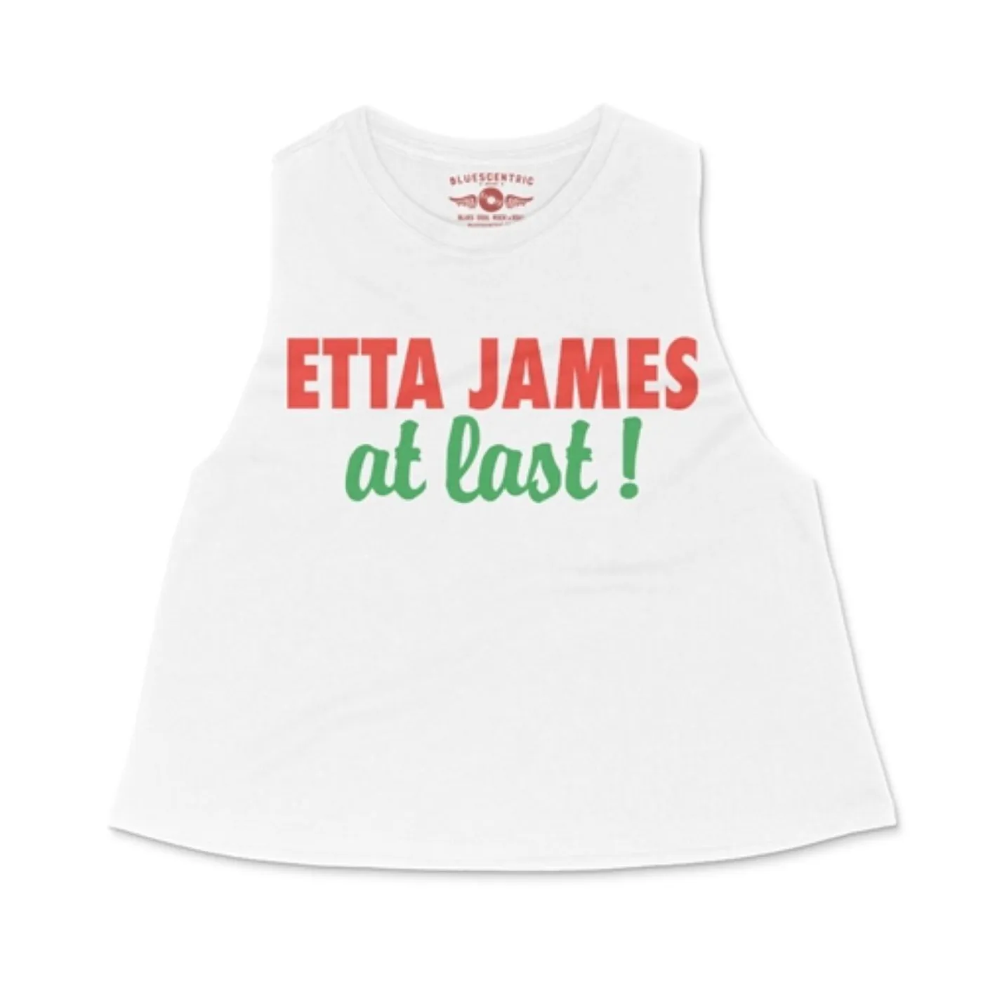 Etta James At Last Racerback Women's Crop Top