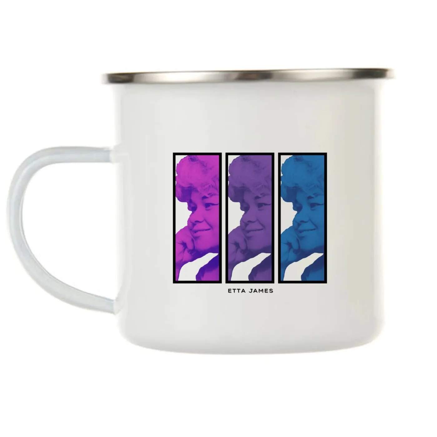 Etta James POP Trio Ceramic Camping Mug