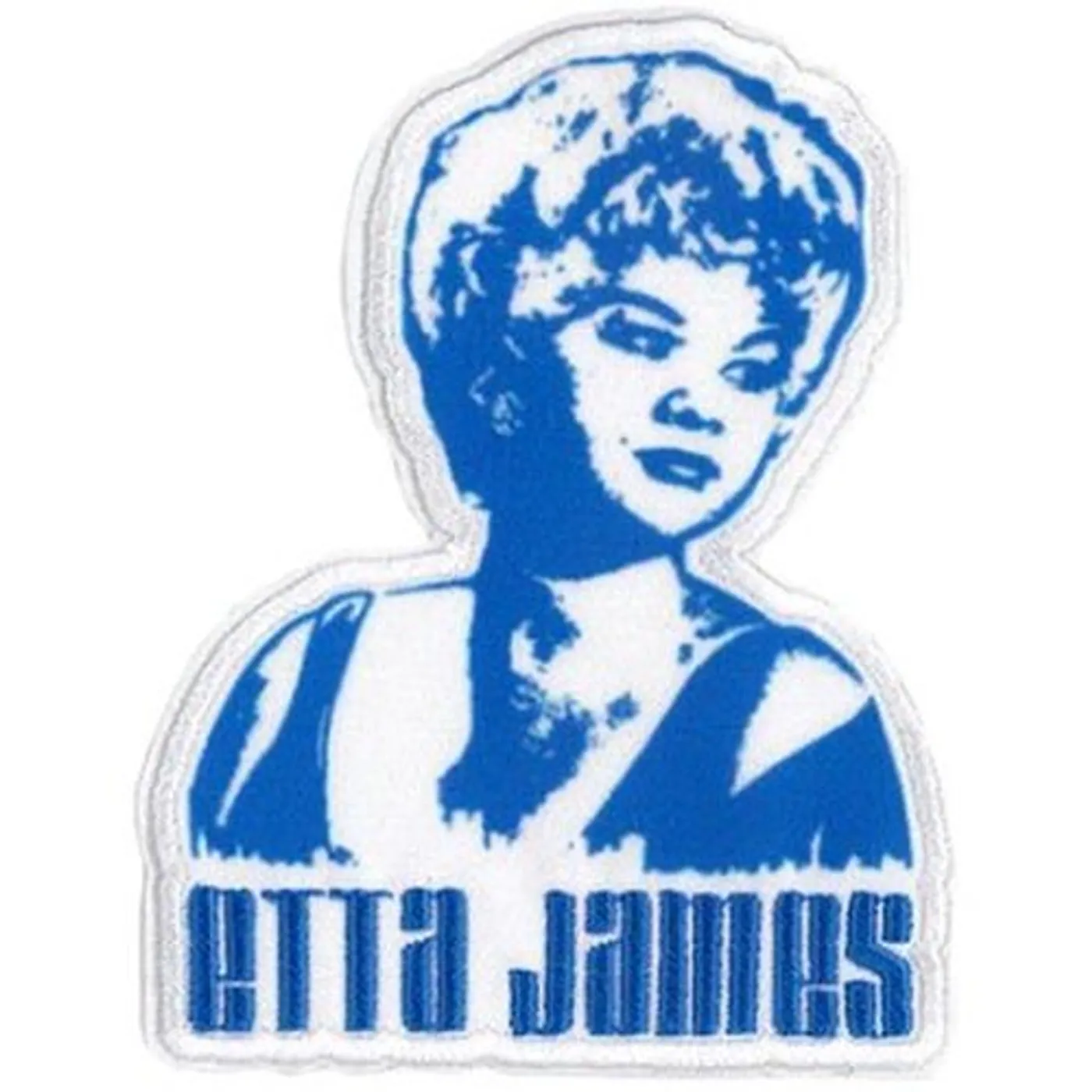 Etta James Stencil 2.75"x3.5" Patch