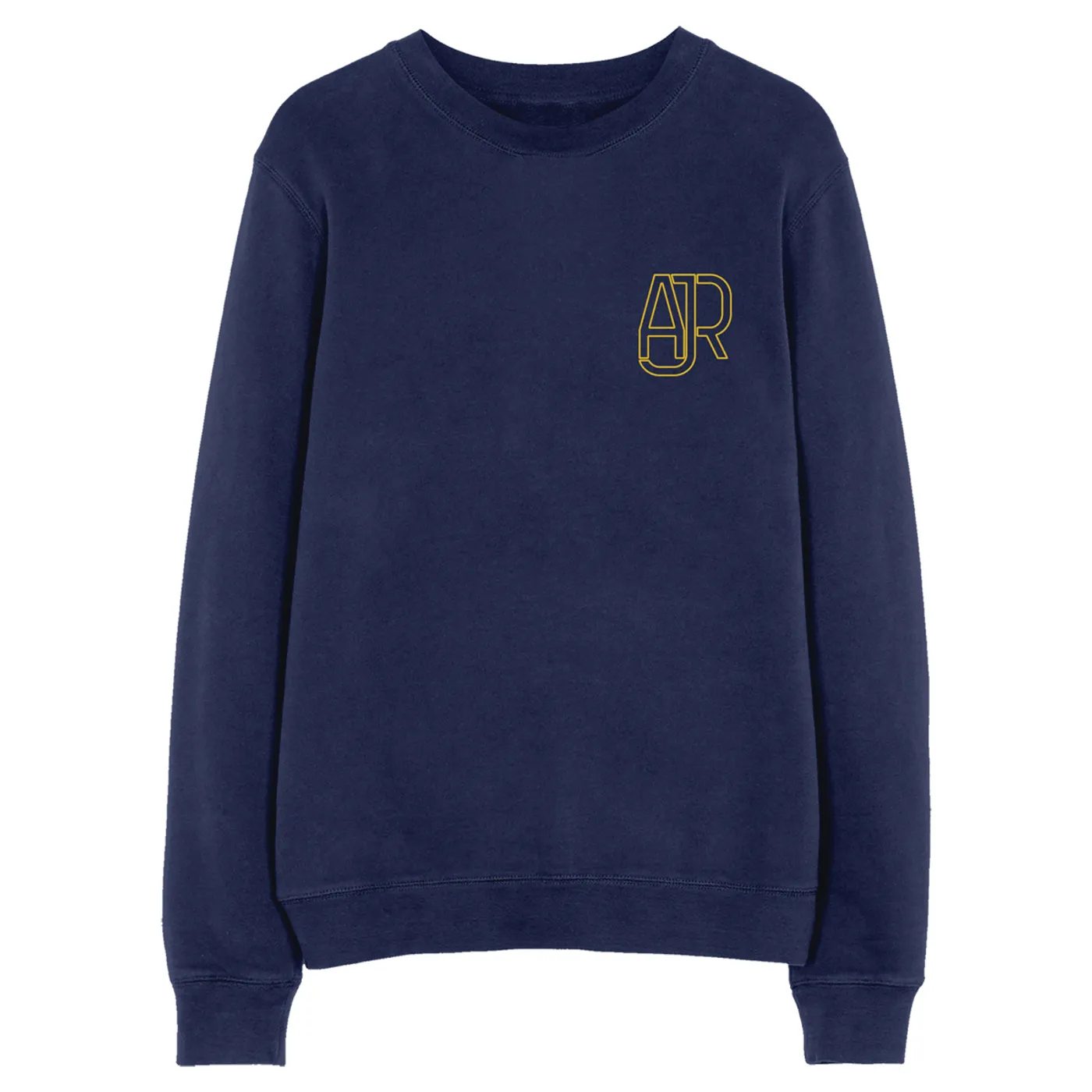 AJR Navy Logo Crewneck Sweatshirt