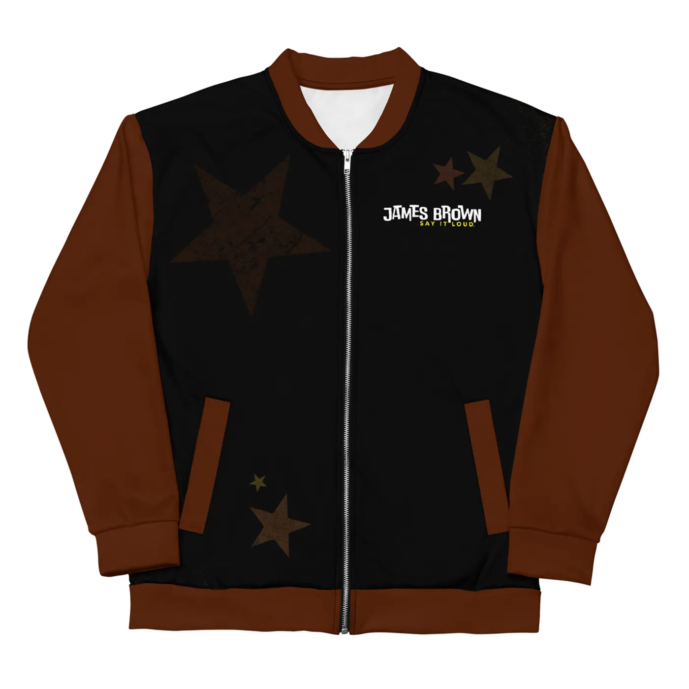 James Brown Say It Loud Stars AOP Bomber Jacket