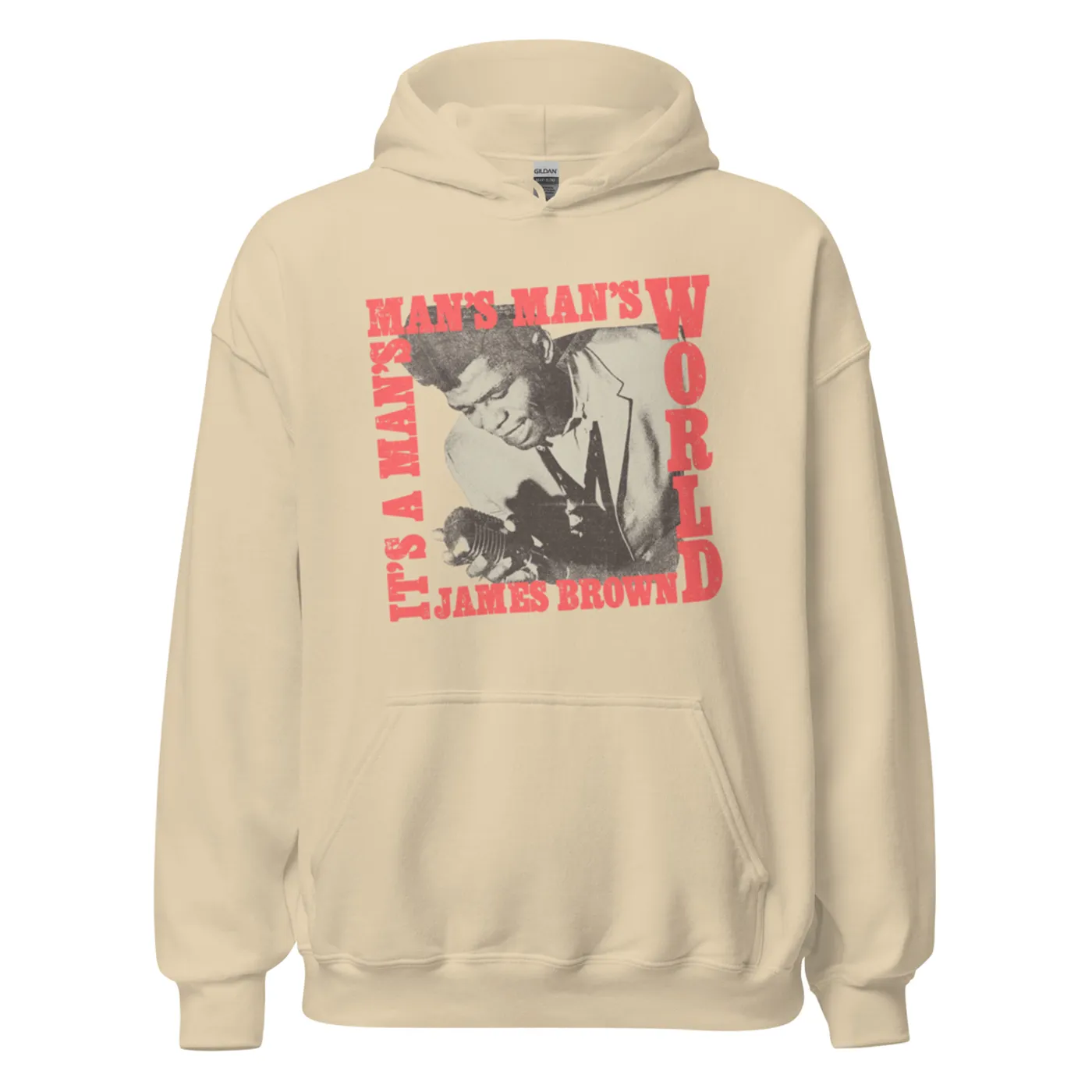 James Brown It's A Man's World Square Hoodie Sweatshirt