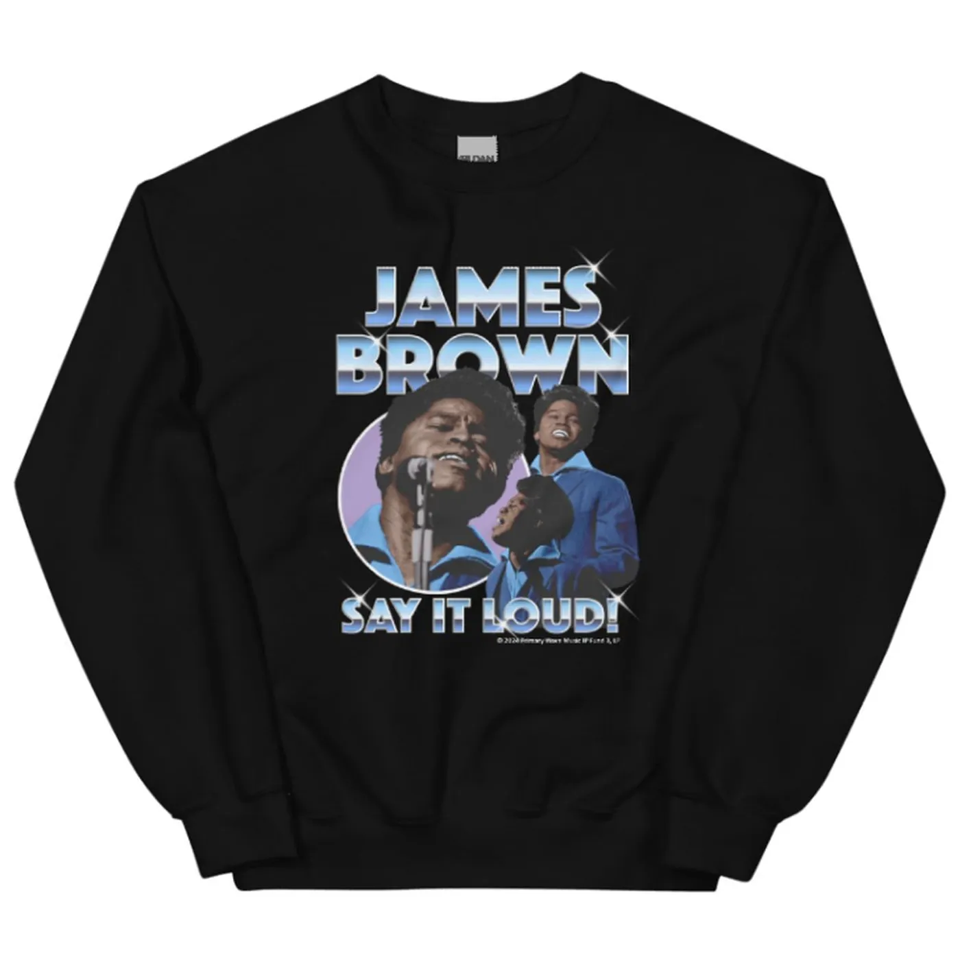 James Brown Say It Loud Chrome Crewneck Sweatshirt