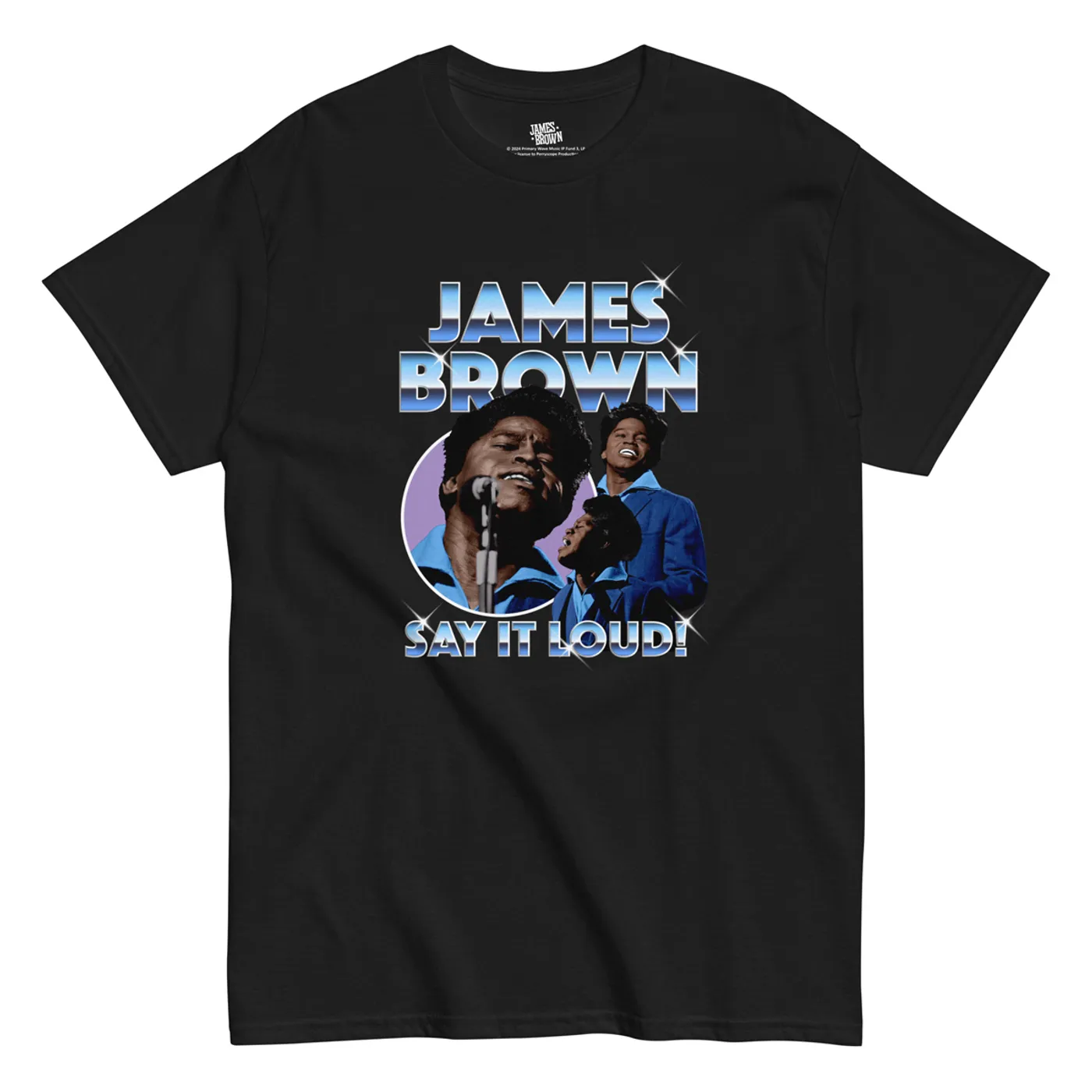 James Brown Say It Loud Chrome T-Shirt