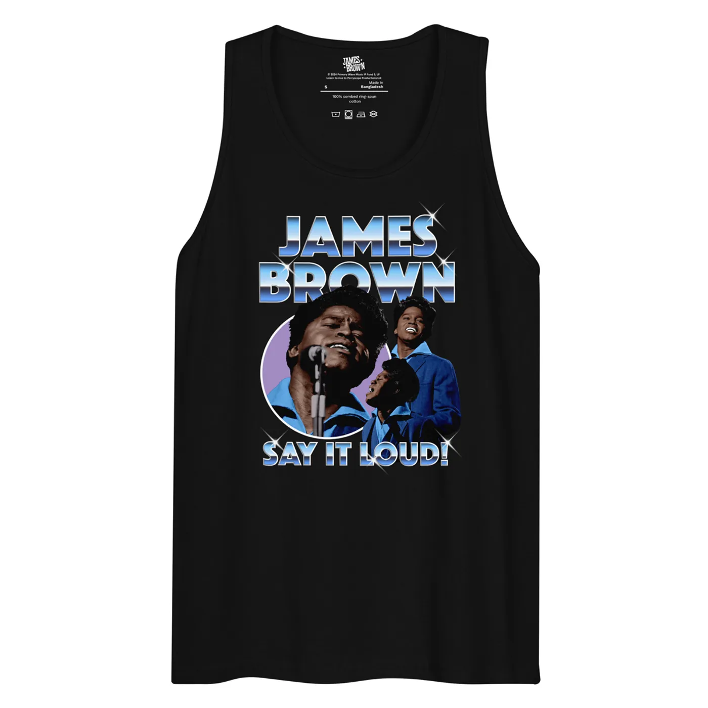 James Brown Say It Loud Chrome Tank Top