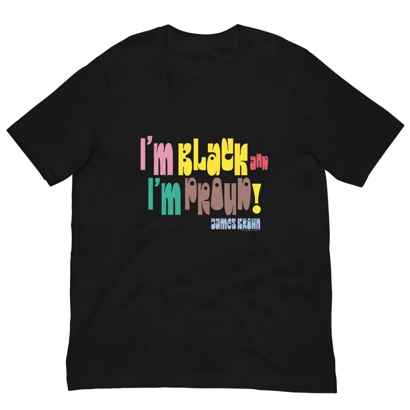 James Brown I'm Black and I'm Proud Retro T-Shirt