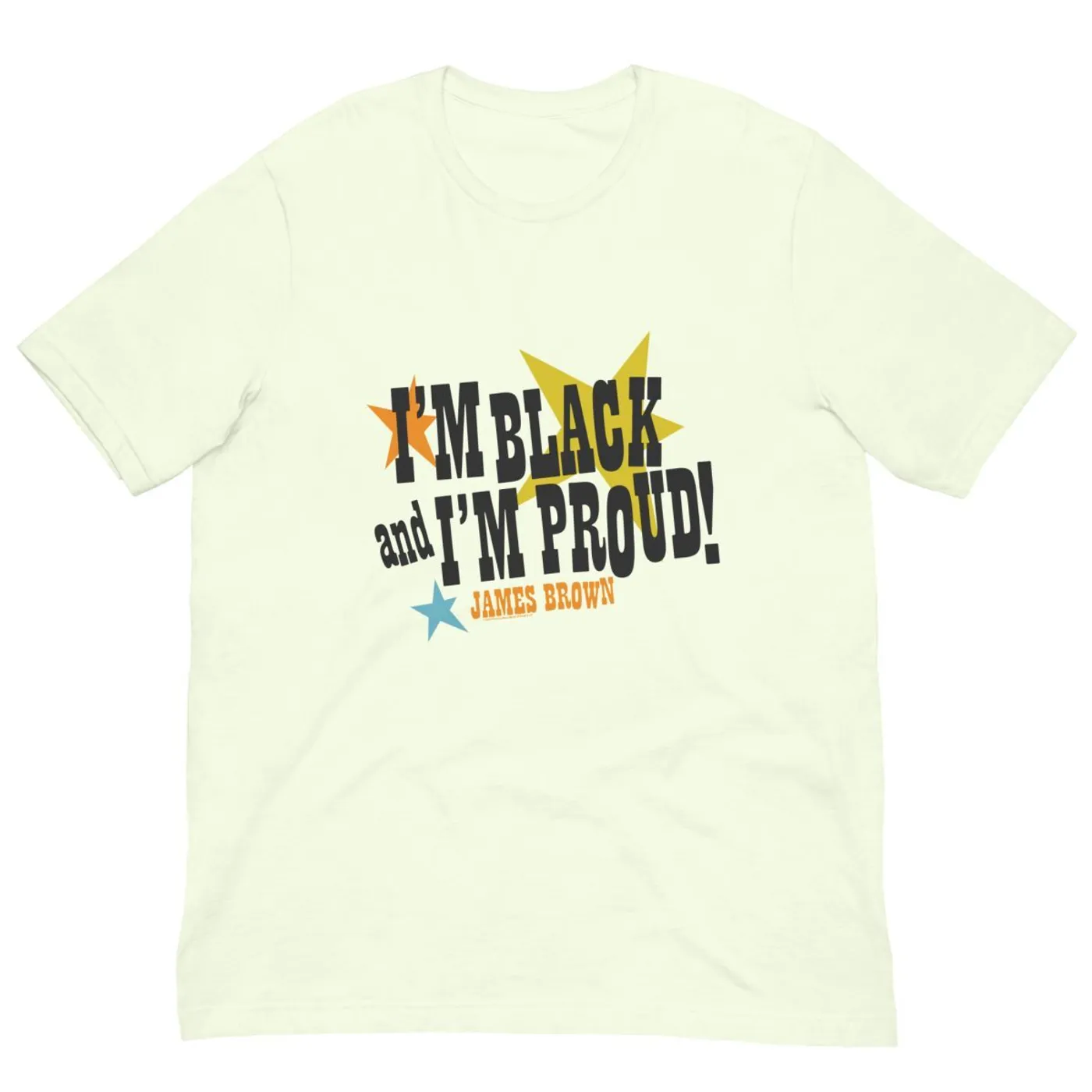 James Brown I'm Black and I'm Proud Stars T-Shirt
