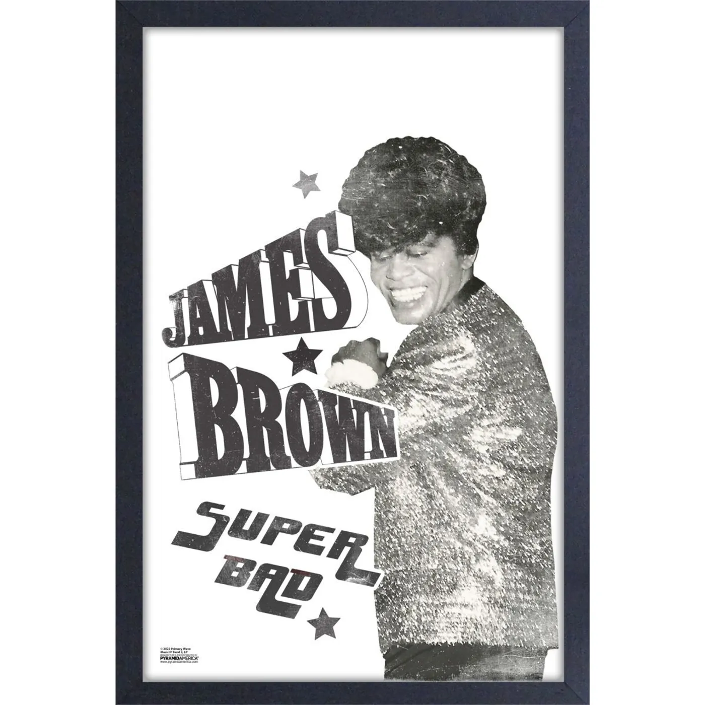 James Brown Super Bad 11x17 Framed Print