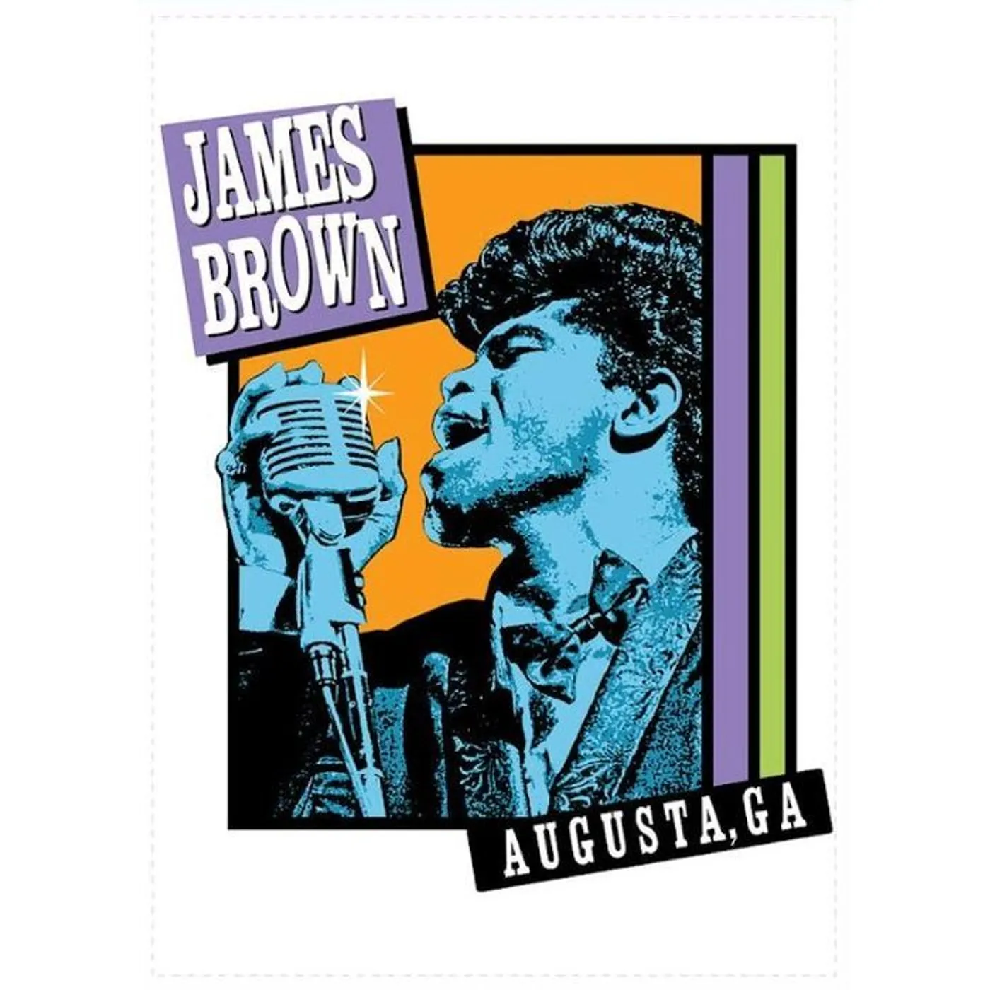James Brown Orange Augusta magnet