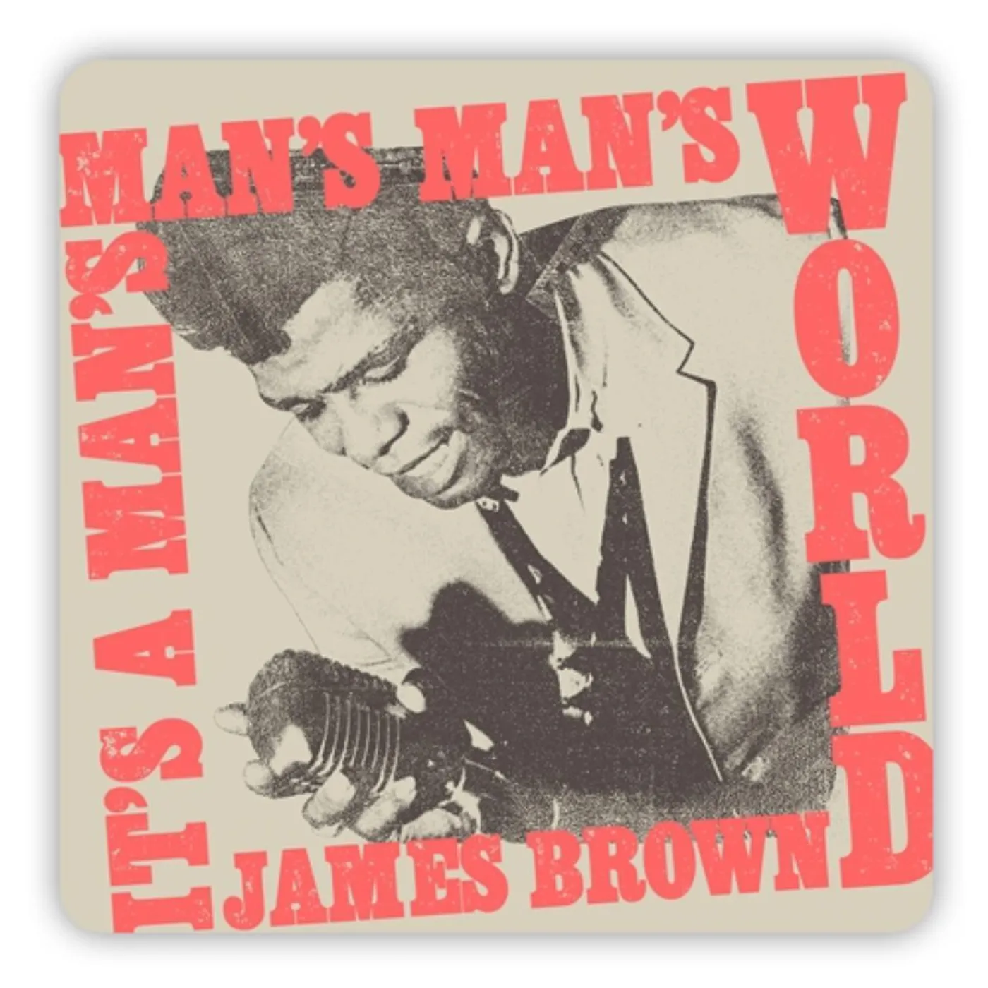 James Brown It's A Man's World Aluminum Sign