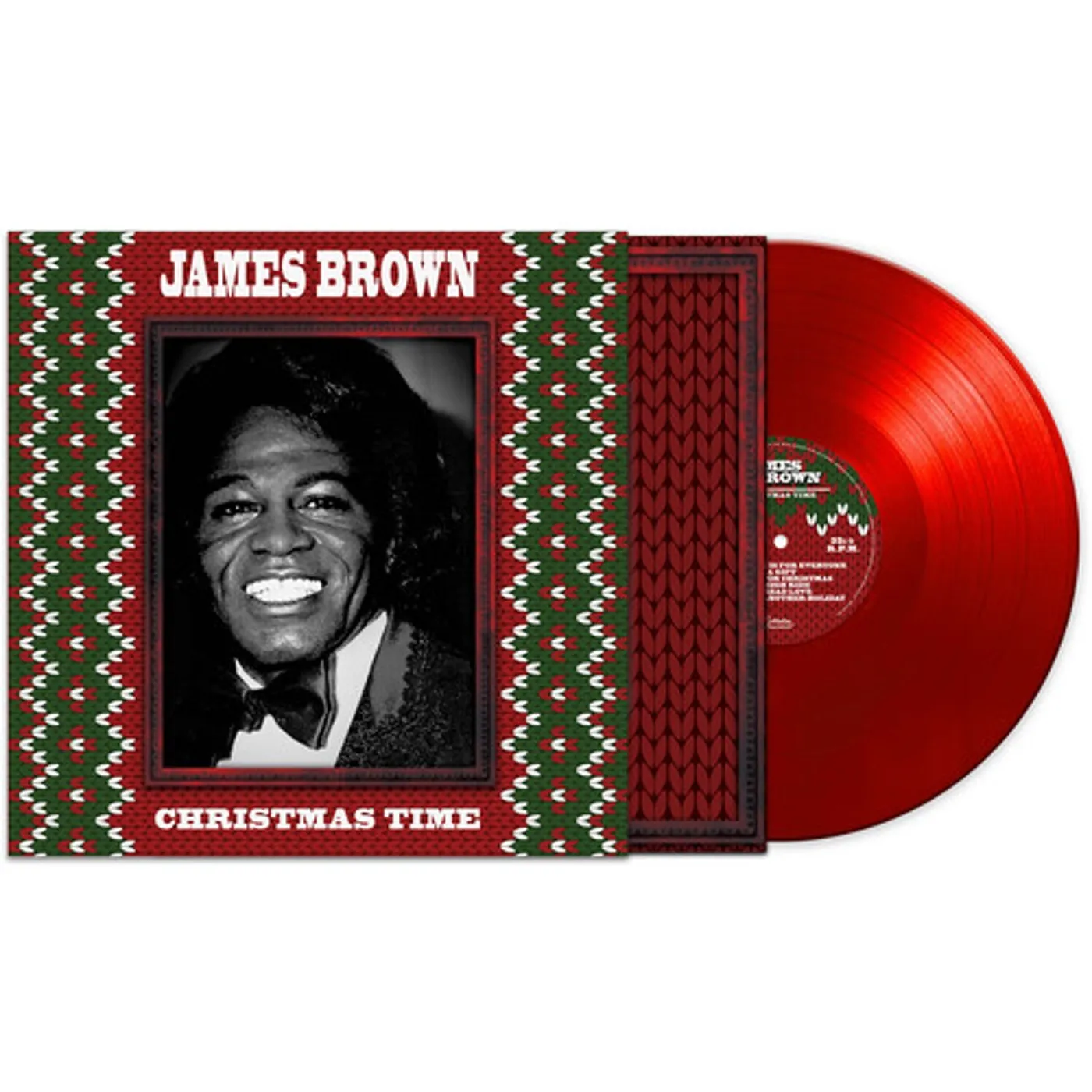 James Brown Christmas Time Red Vinyl LP