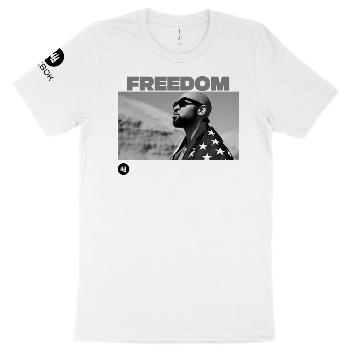 BLKBOK Freedom White Tee