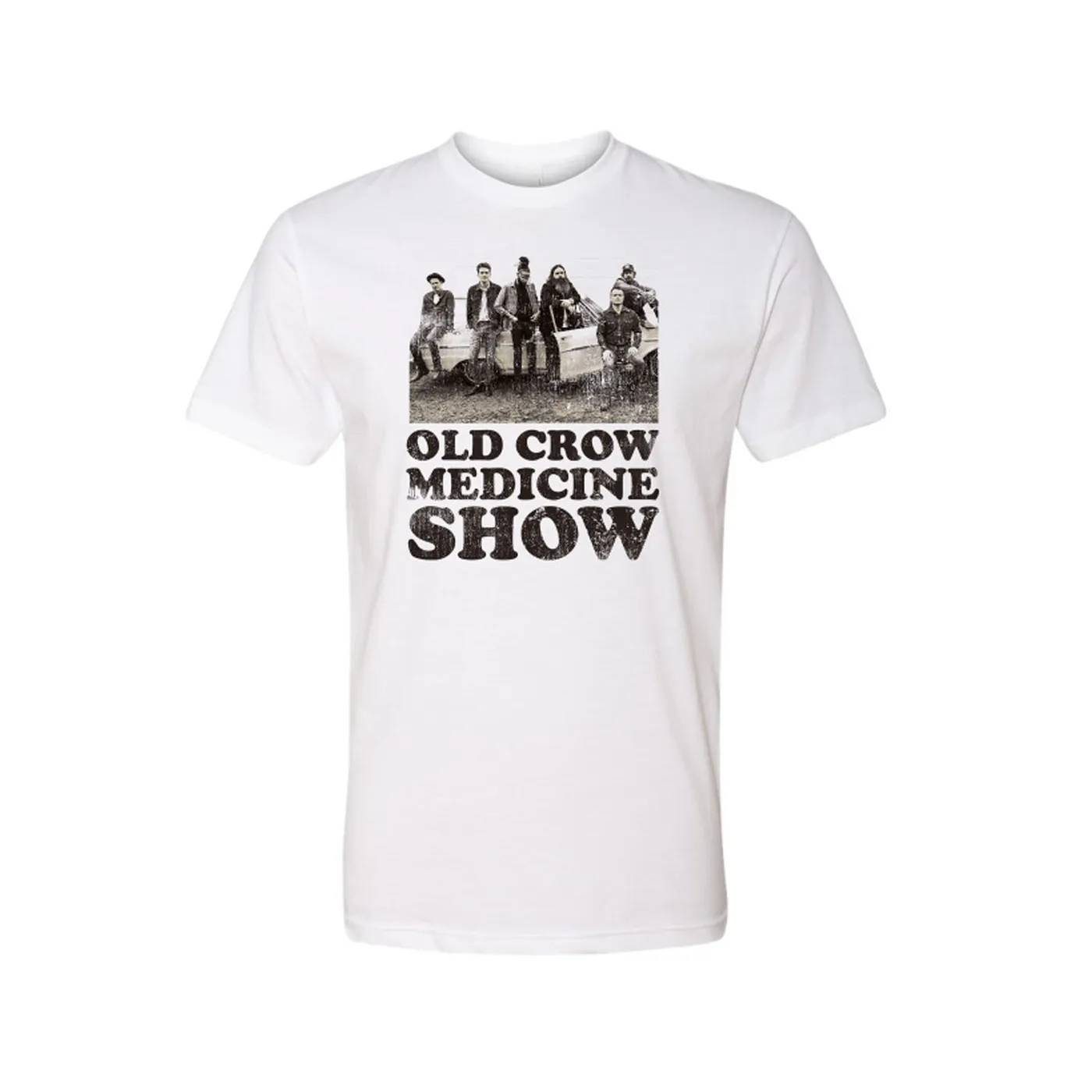 Old Crow Medicine Show Car Tee - White