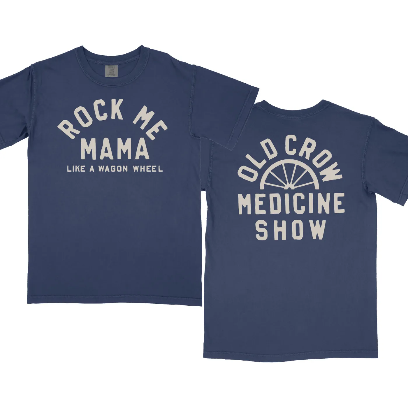 Old Crow Medicine Show Rock Me Mama Text Tee