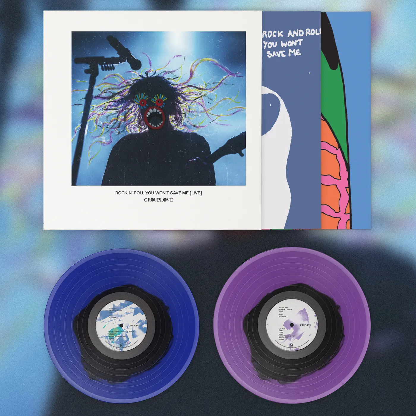 GROUPLOVE Rock N Roll You Wont Save Me [LIVE] Signed Vinyl