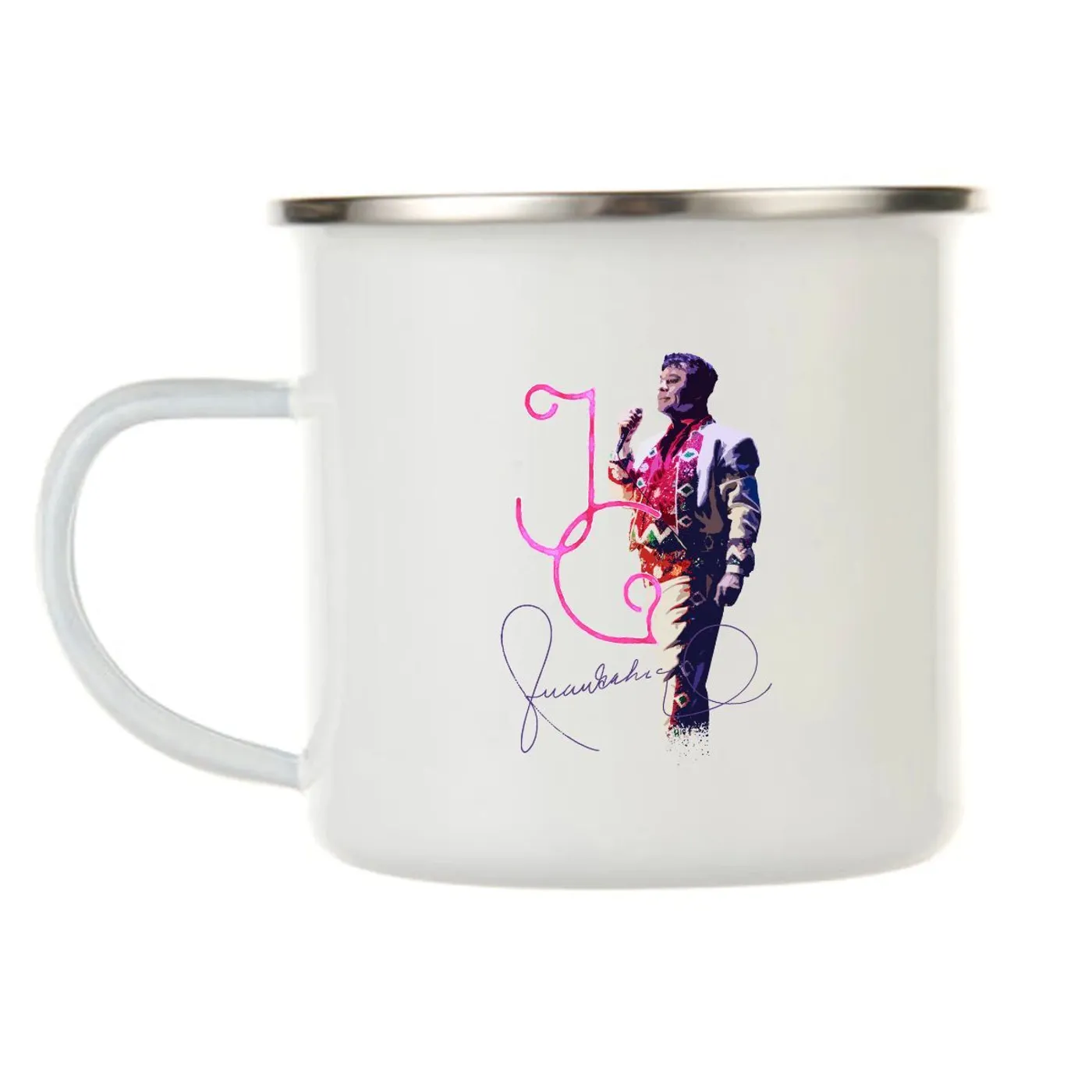 Juan Gabriel Watercolor Camping Mug