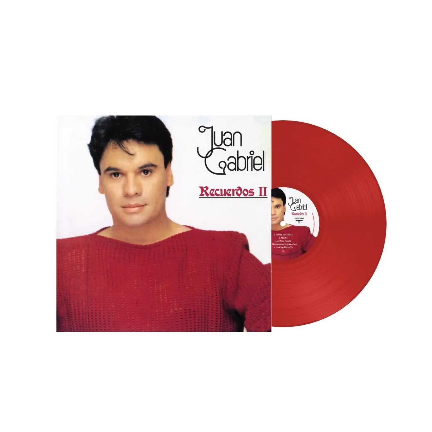 Juan Gabriel Recuerdos II Ruby Red Vinyl LP