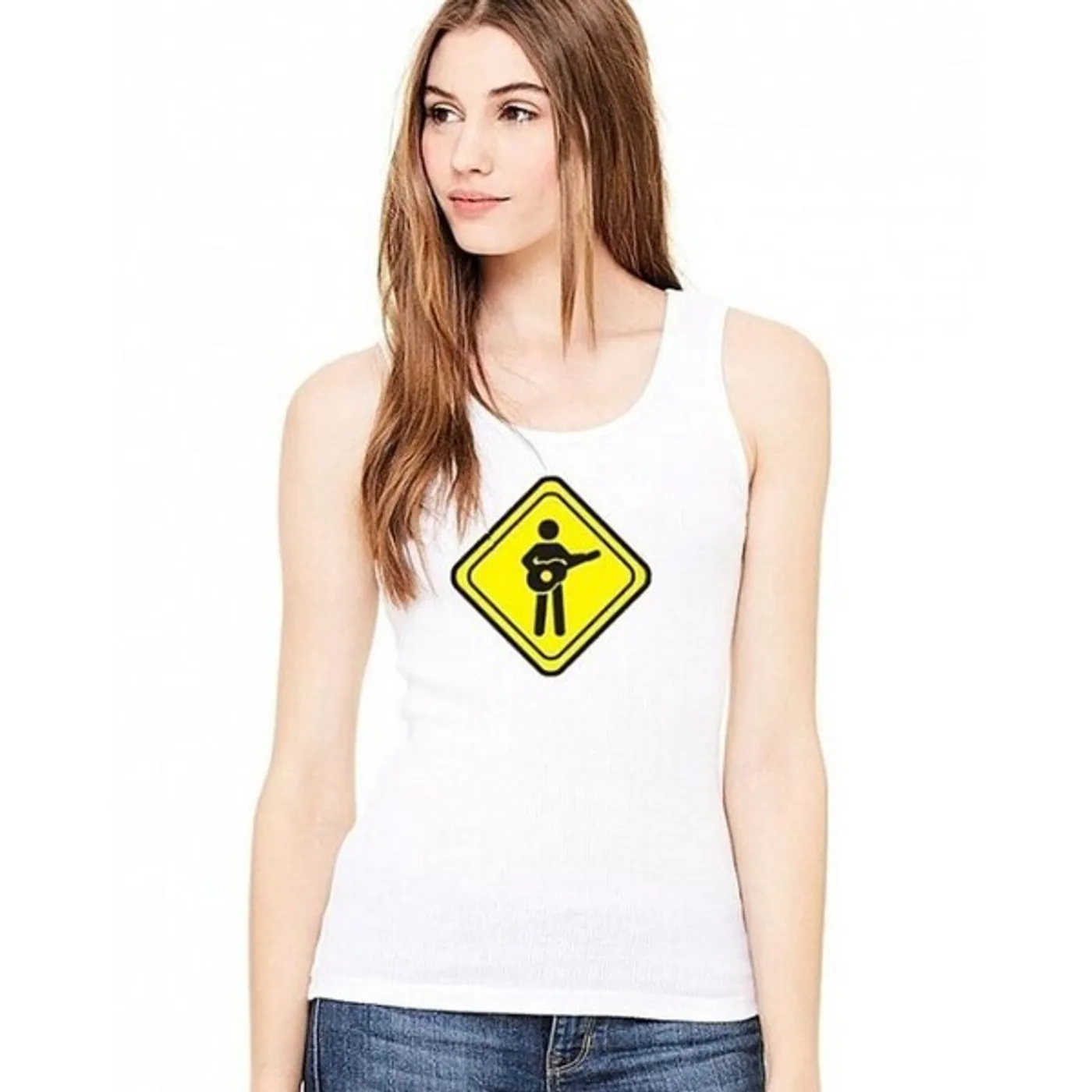 Playing For Change PFC Old School Logo White Tank