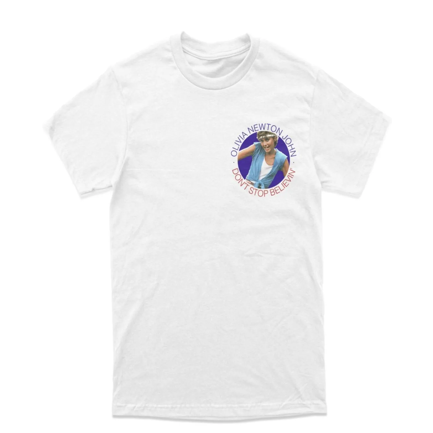 Olivia Newton-John Don't Stop Believin' Small Photo T-Shirt, Longsleeve, or Crewneck