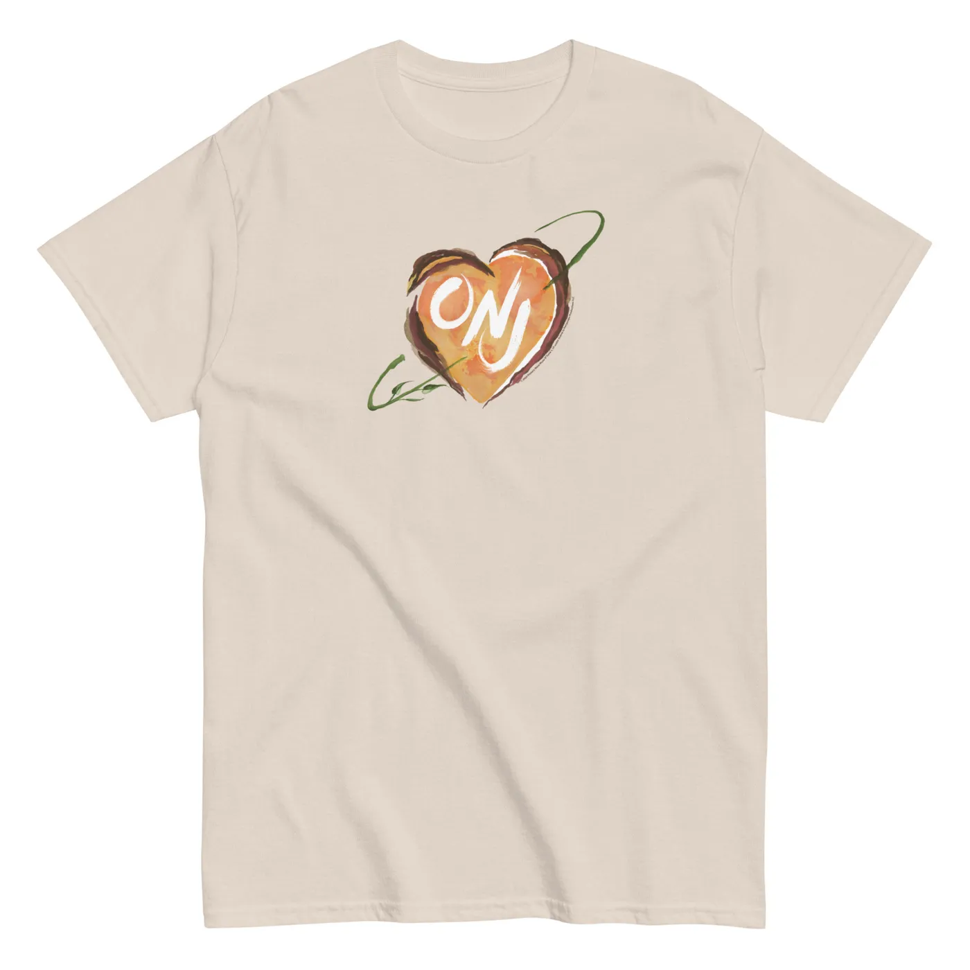 Olivia Newton-John ONJ Heart Logo T-Shirt