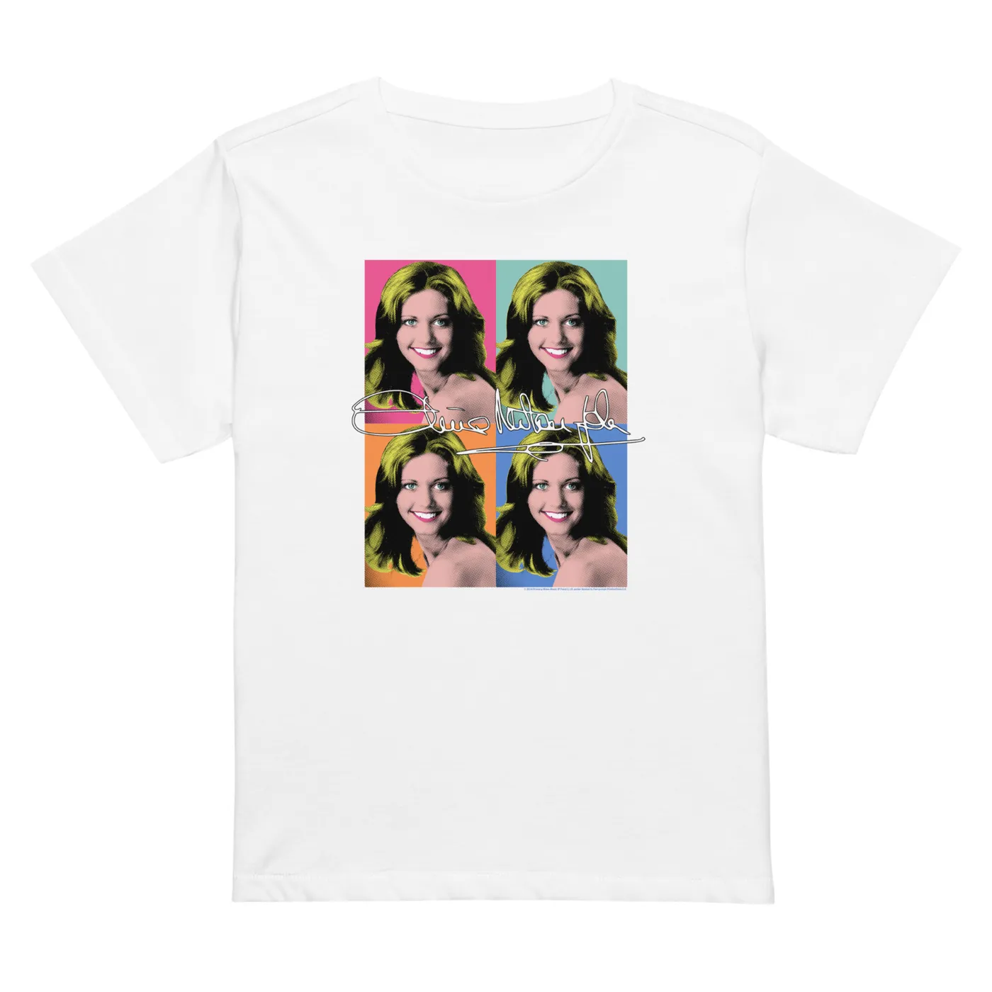 Olivia Newton-John Pop Art Women's T-Shirt