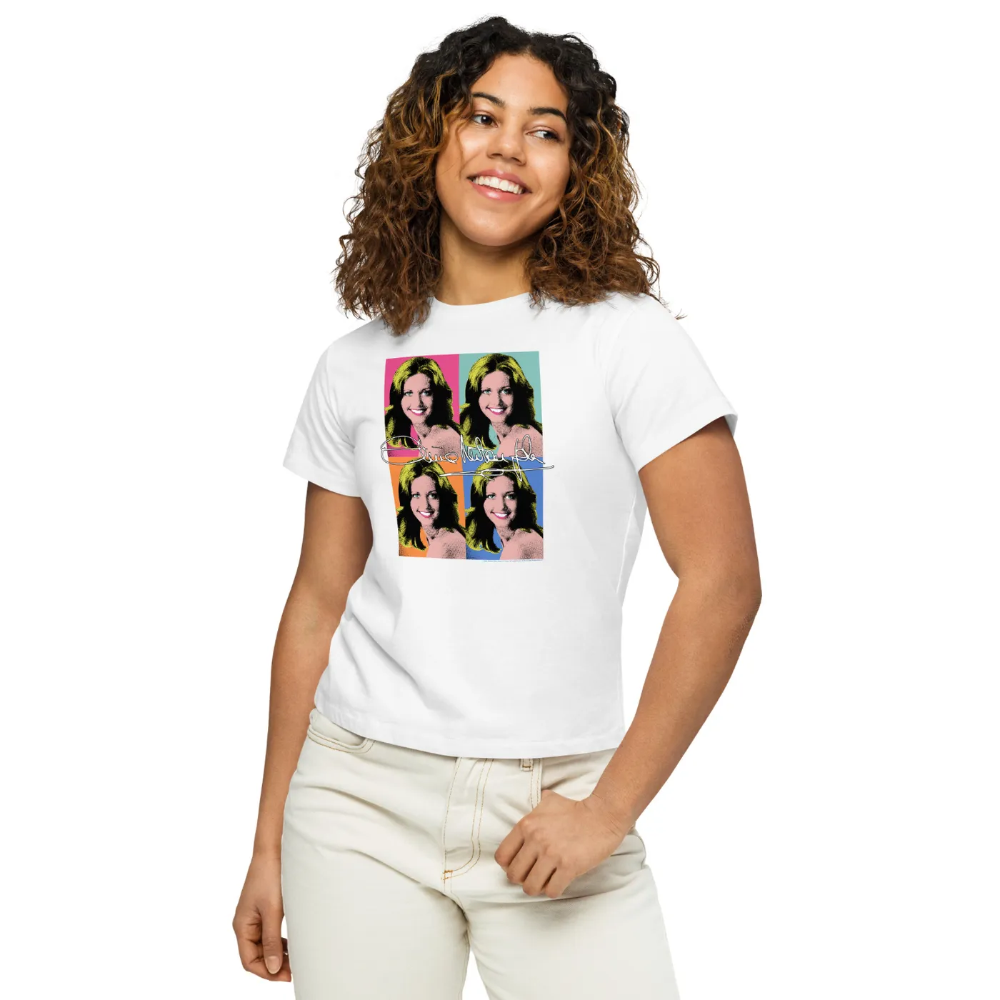 Olivia Newton-John Pop Art Women's T-Shirt