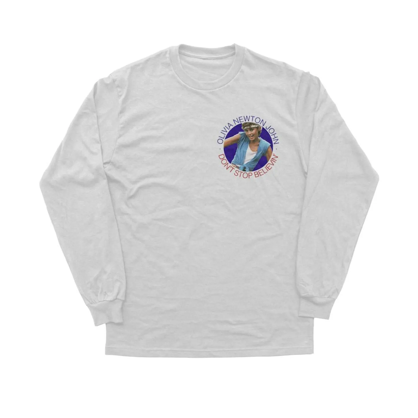 Olivia Newton-John Don't Stop Believin' Small Photo T-Shirt, Longsleeve, or Crewneck