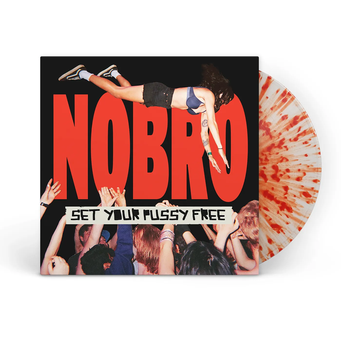NOBRO Set Your Pussy Free Red Splatter Vinyl