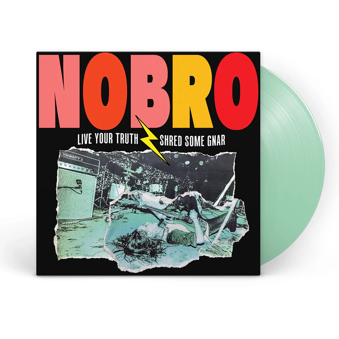 NOBRO Live Your Truth Shred Some Gnar/ Sick Hustle - Coke Bottle Clear Vinyl