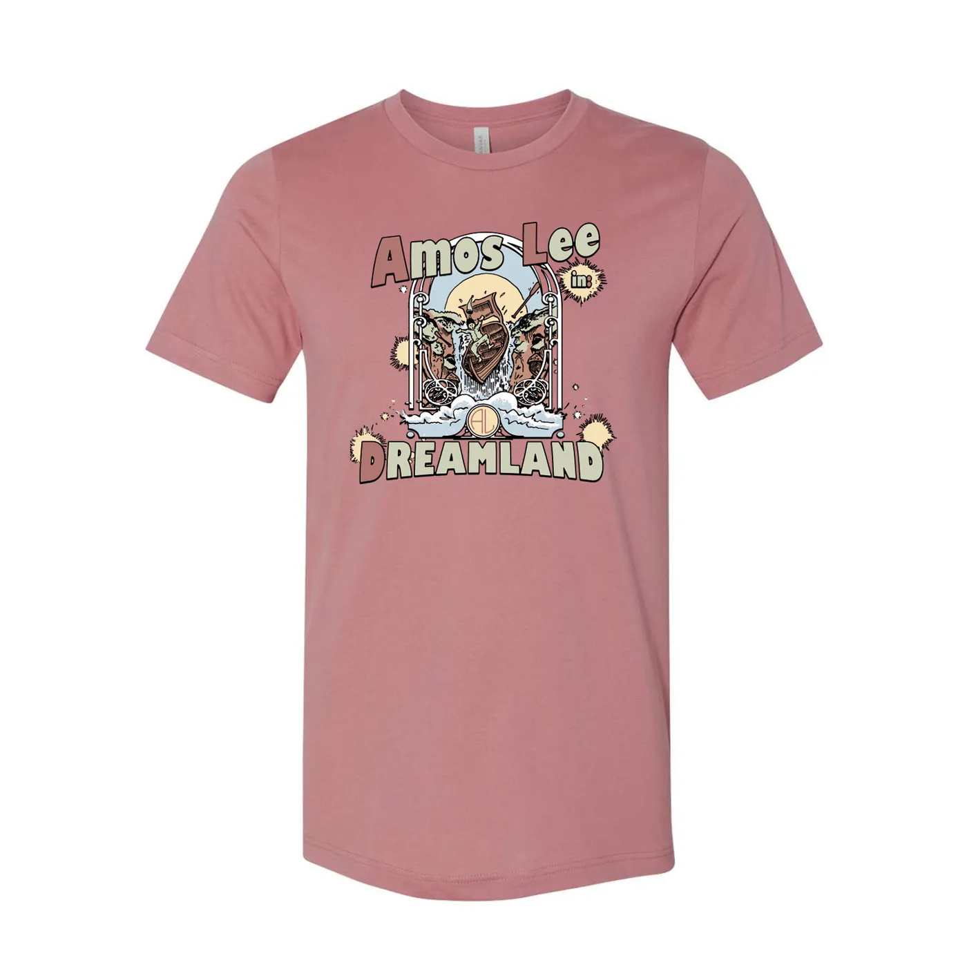 Amos Lee Mauve Canoe Tee