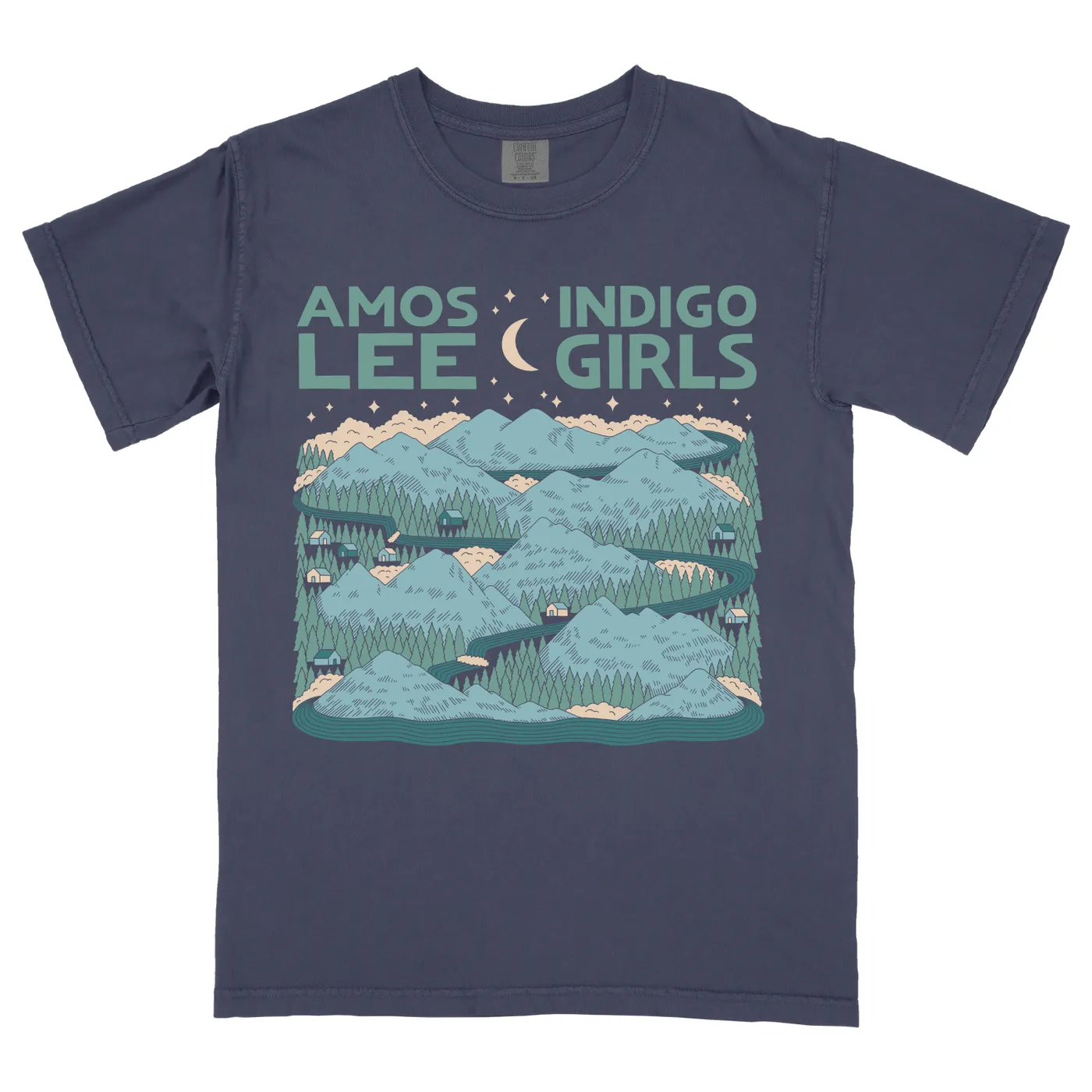 Amos Lee & Indigo Girls 2024 Tour Tee