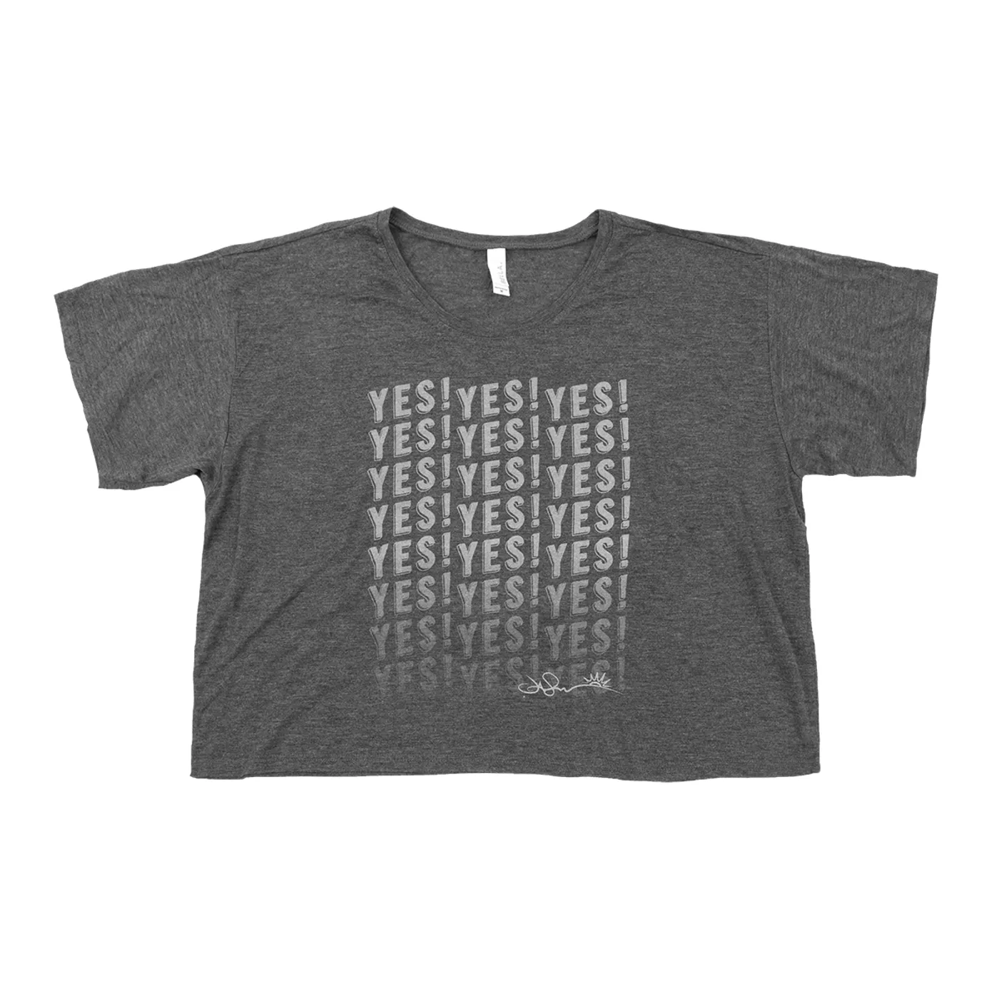 Jason Mraz YES! Repeating  Crop Top