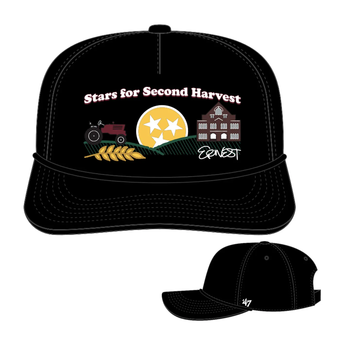 ERNEST Stars for Second Harvest Hat