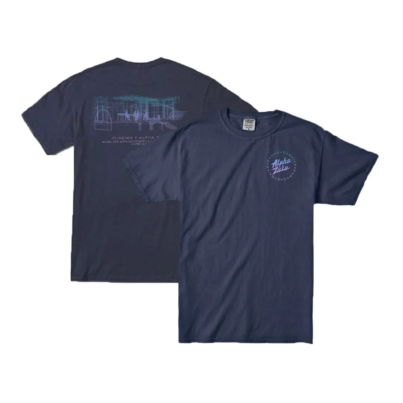 Phoenix ALPHA ZULU STUDIO NAVY T-SHIRT