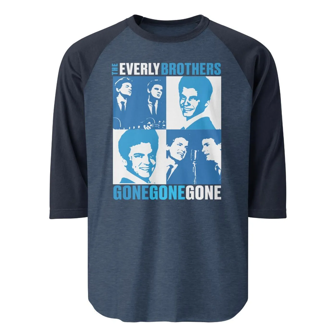 The Everly Brothers Gone, Gone, Gone Raglan T-Shirt