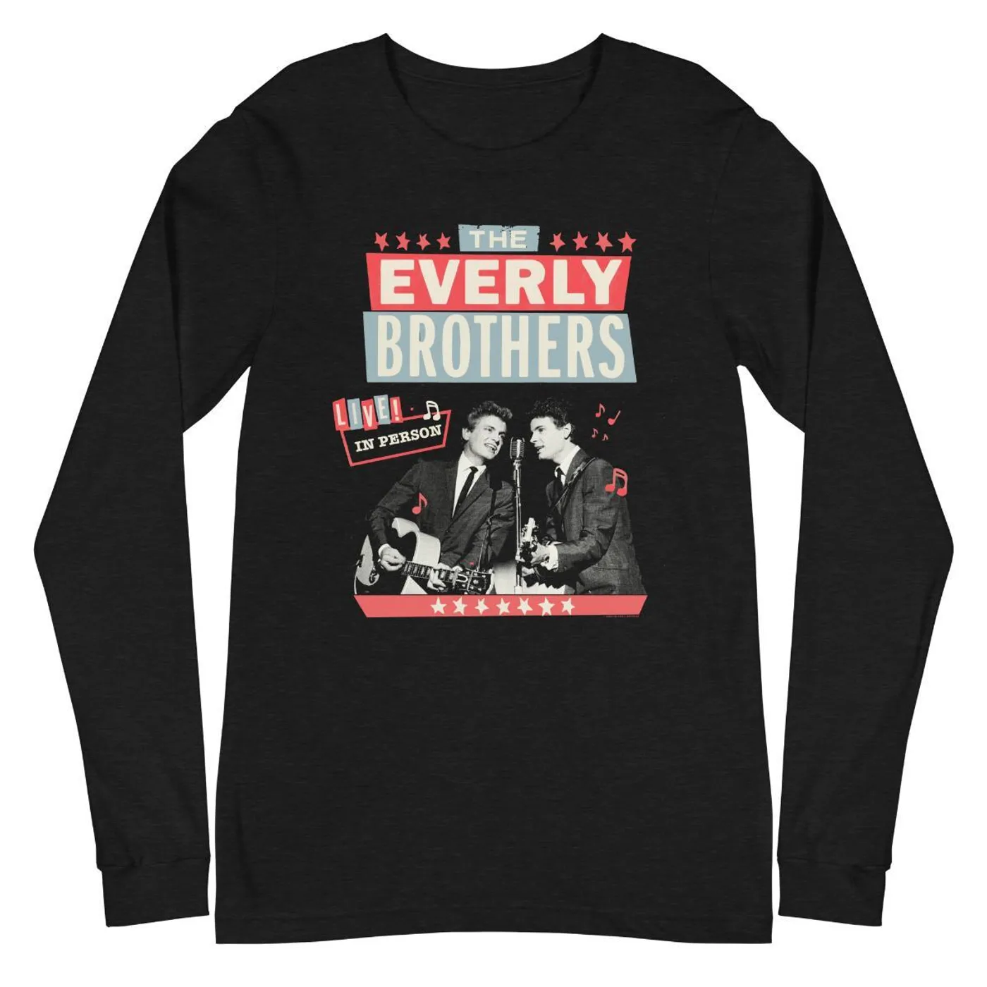 The Everly Brothers Live In Person Long Sleeve T-Shirt