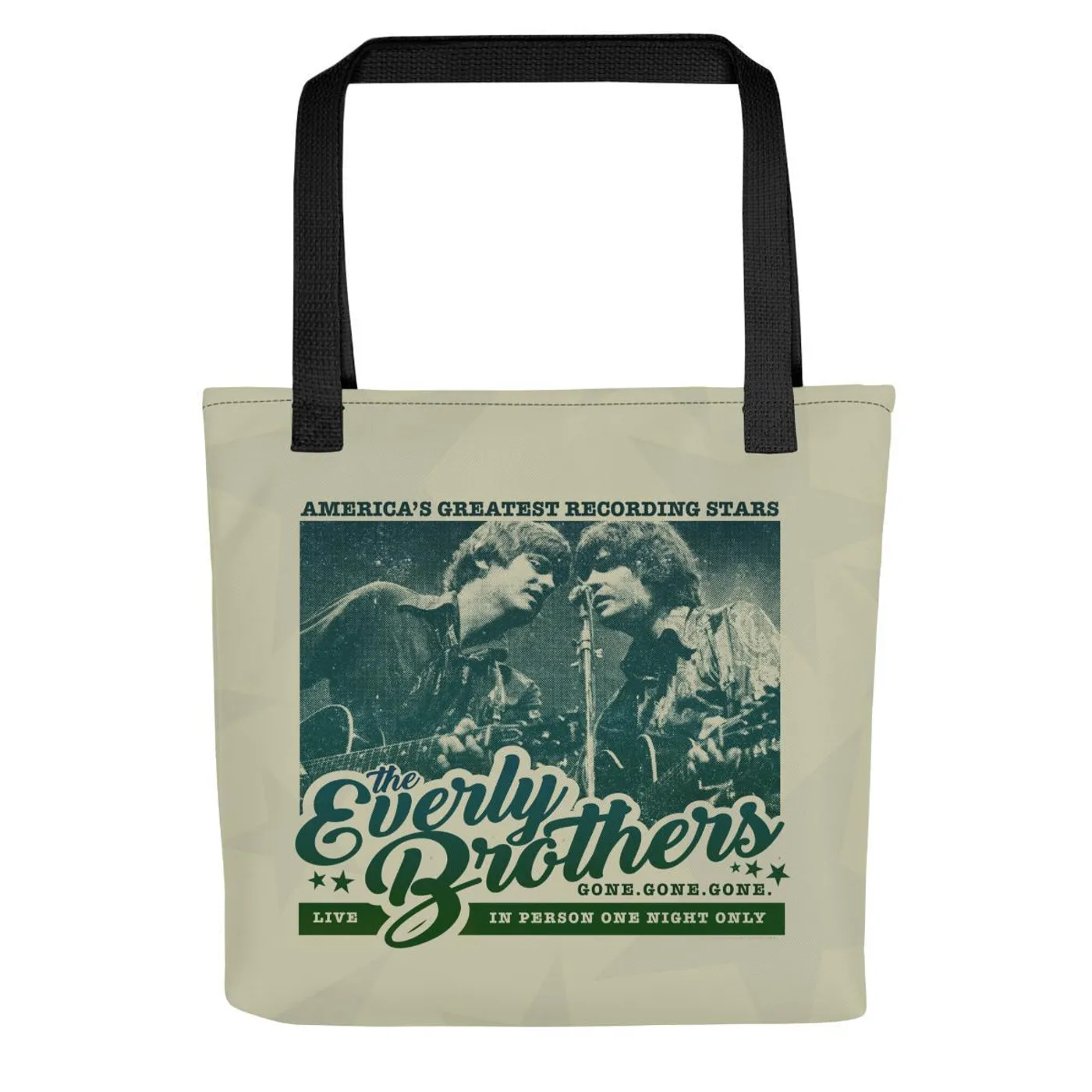 The Everly Brothers America's Greatest Recording Stars Tote