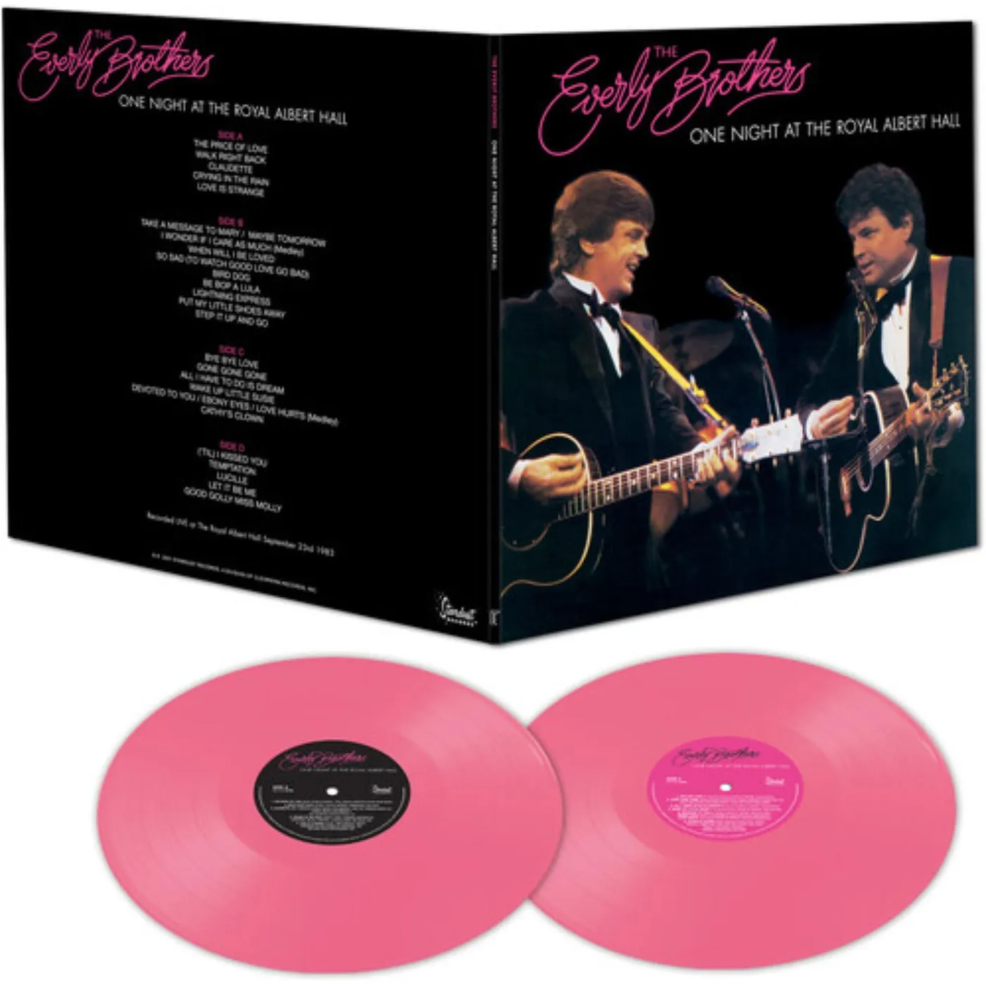 The Everly Brothers One Night At The Royal Albert Hall Pink Vinyl 2 LP