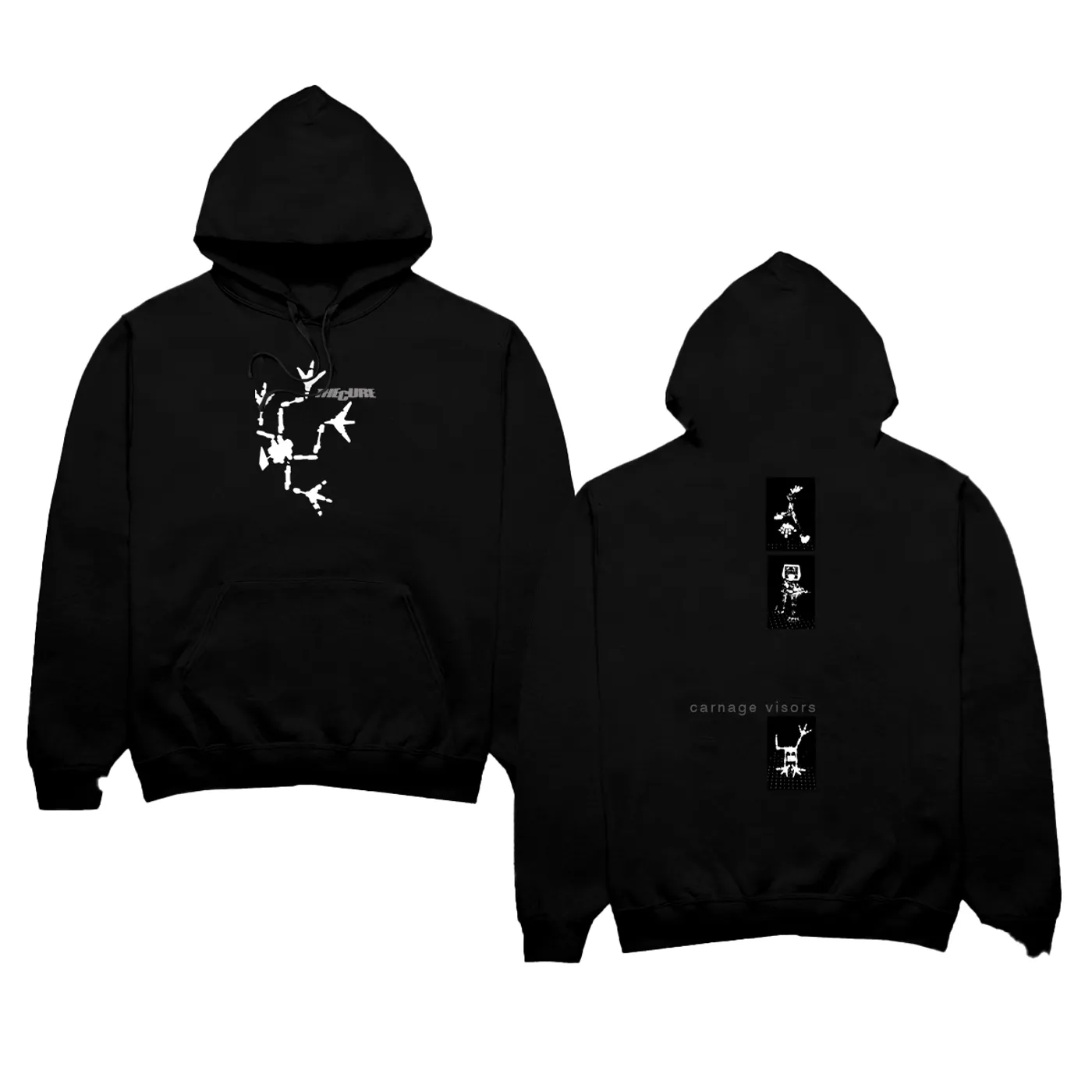 The Cure Carnage Visors Black Hoodie
