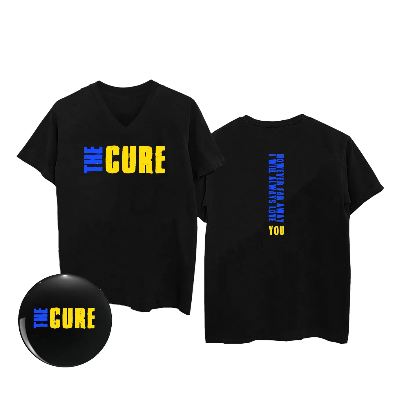 The Cure Ukraine Charity V-Neck Tee