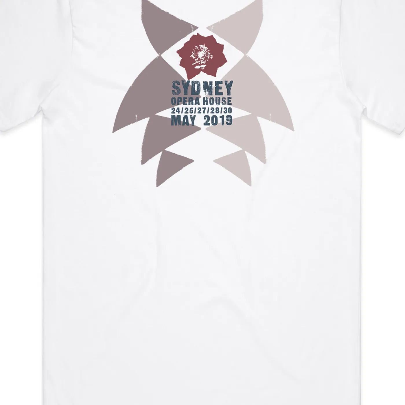 The Cure Sydney Opera House White V-Neck T-shirt