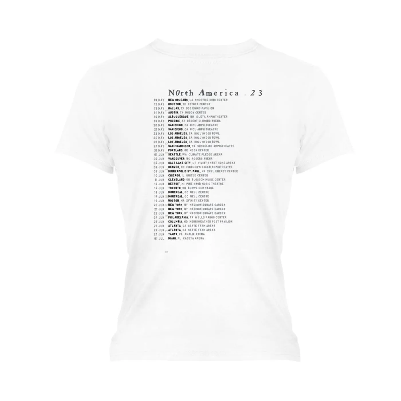 The Cure Shows Of A Lost World Logo White Women's Tee