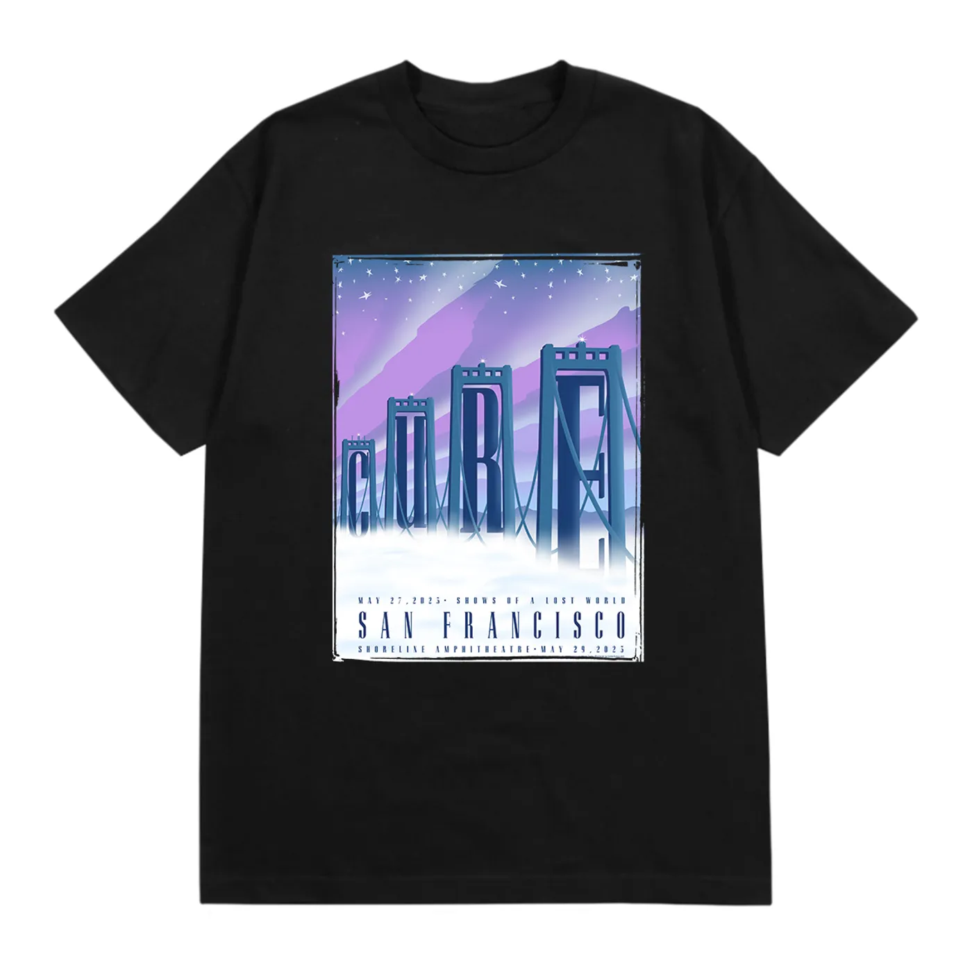 The Cure San Francisco Night 2 Event Tee