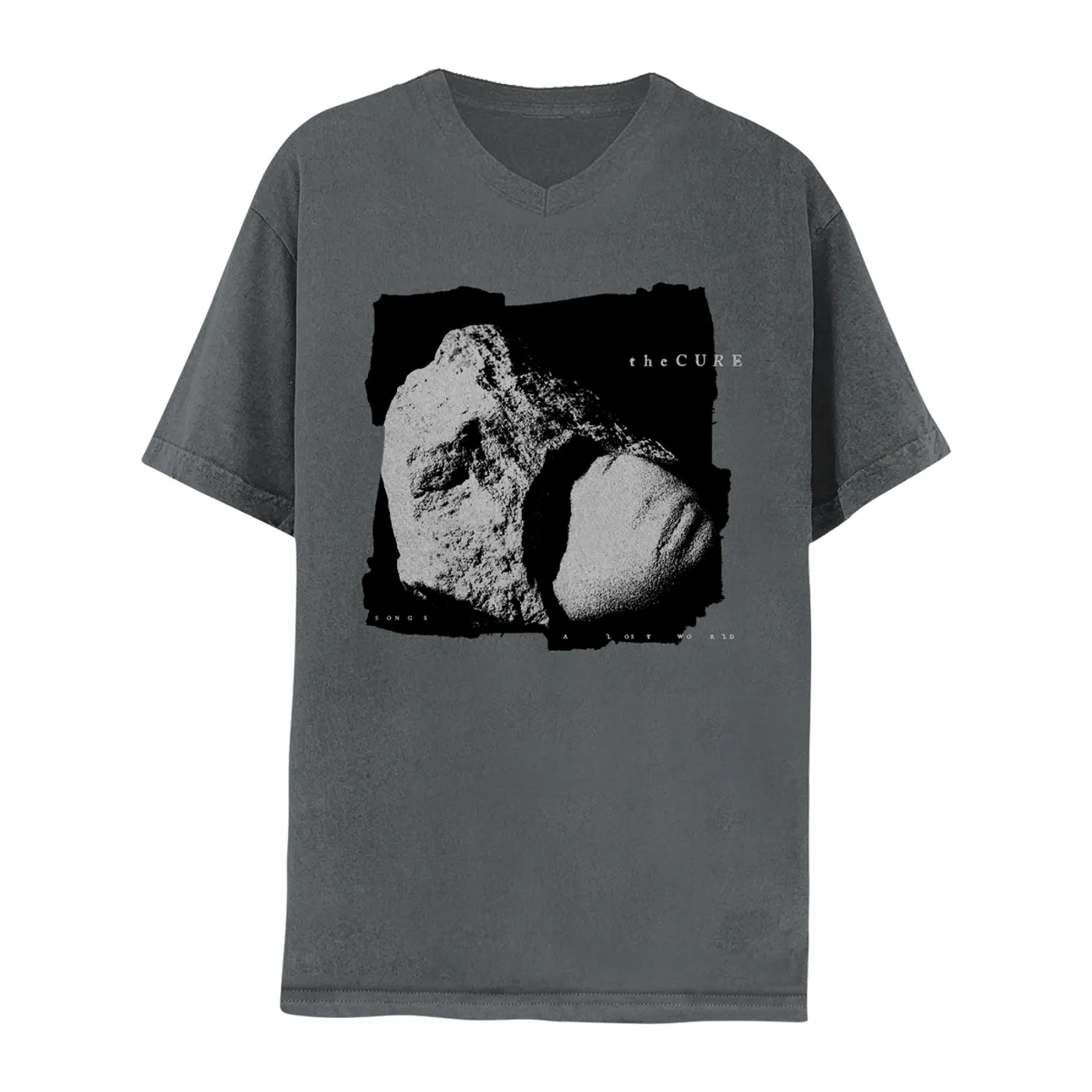 The Cure SONGS OF A LOST WORLD GREY V-NECK