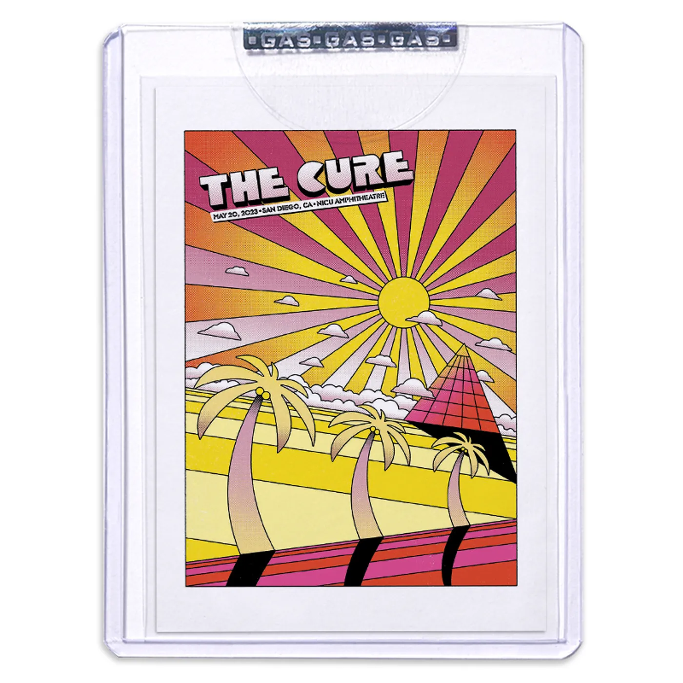 GAS The Cure May 20, 2023, San Diego, CA 2nd Edition Trading Card by NateMoonLife