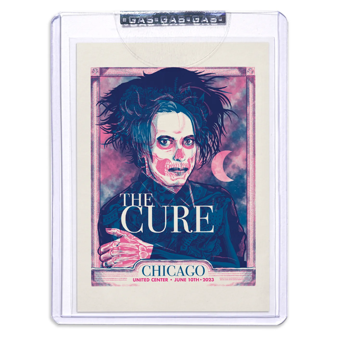 GAS The Cure June 10, 2023, Chicago, IL 2nd Edition Trading Card Illustrated by Travis Knight