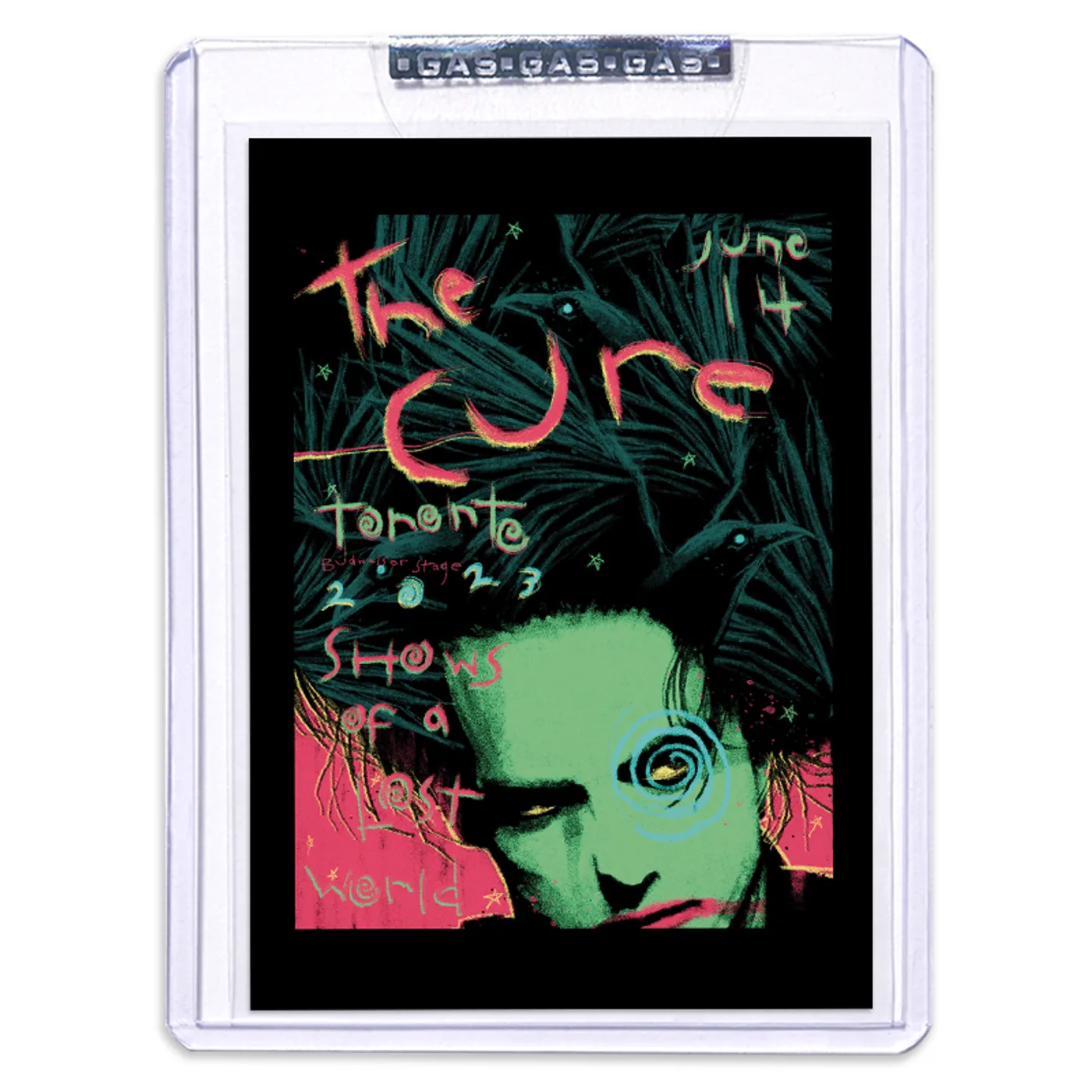 GAS The Cure June 14, 2023, Toronto, ON Canada Trading Card Illustrated by Matt Tobin